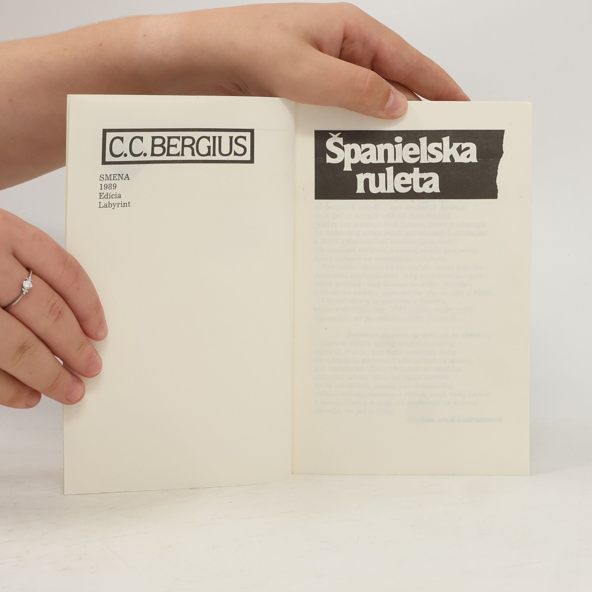 C. C. Bergius Španielska ruleta