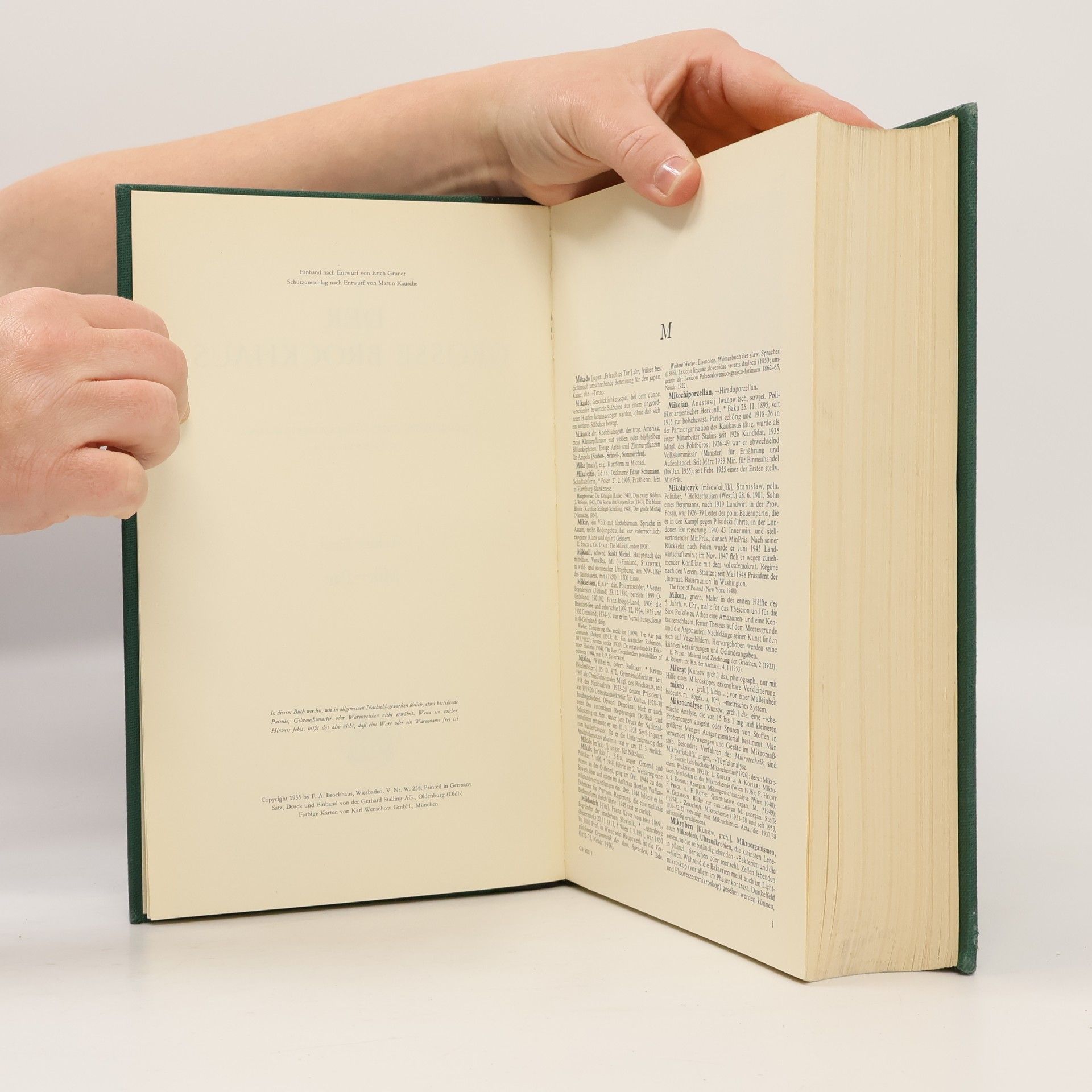 Various authors Der Grosse Brockhaus. Band 8: Mik-Par