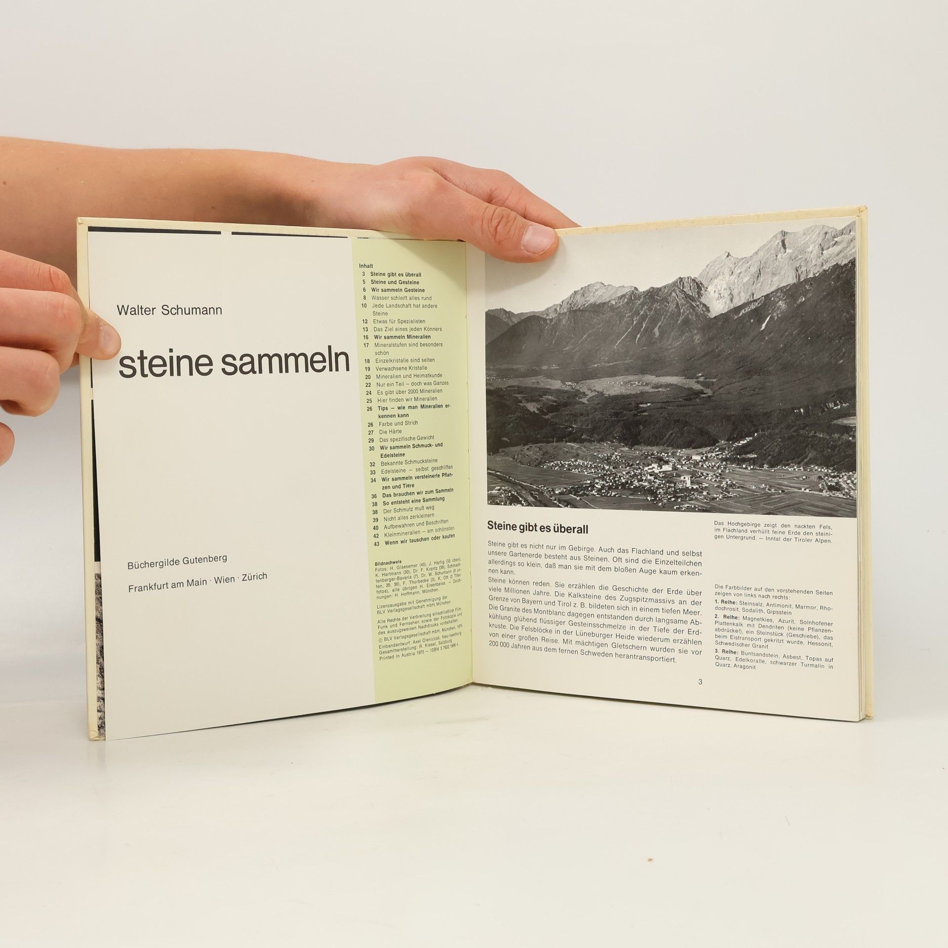 Walter Schumann Steine sammeln