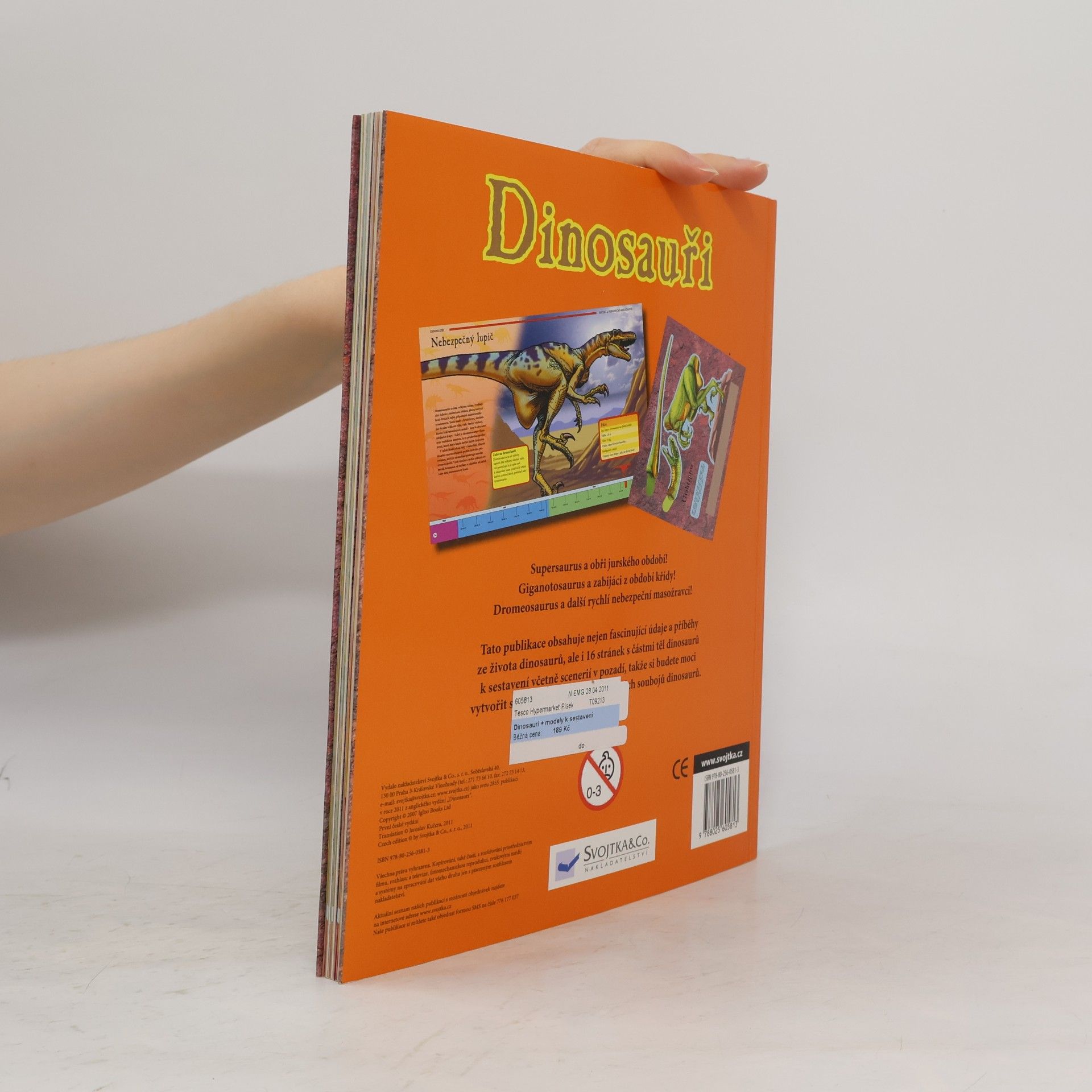 Collectif d'auteurs Dinosauři : 11 modelů dinosaurů a pravěké scenerie k sestavení