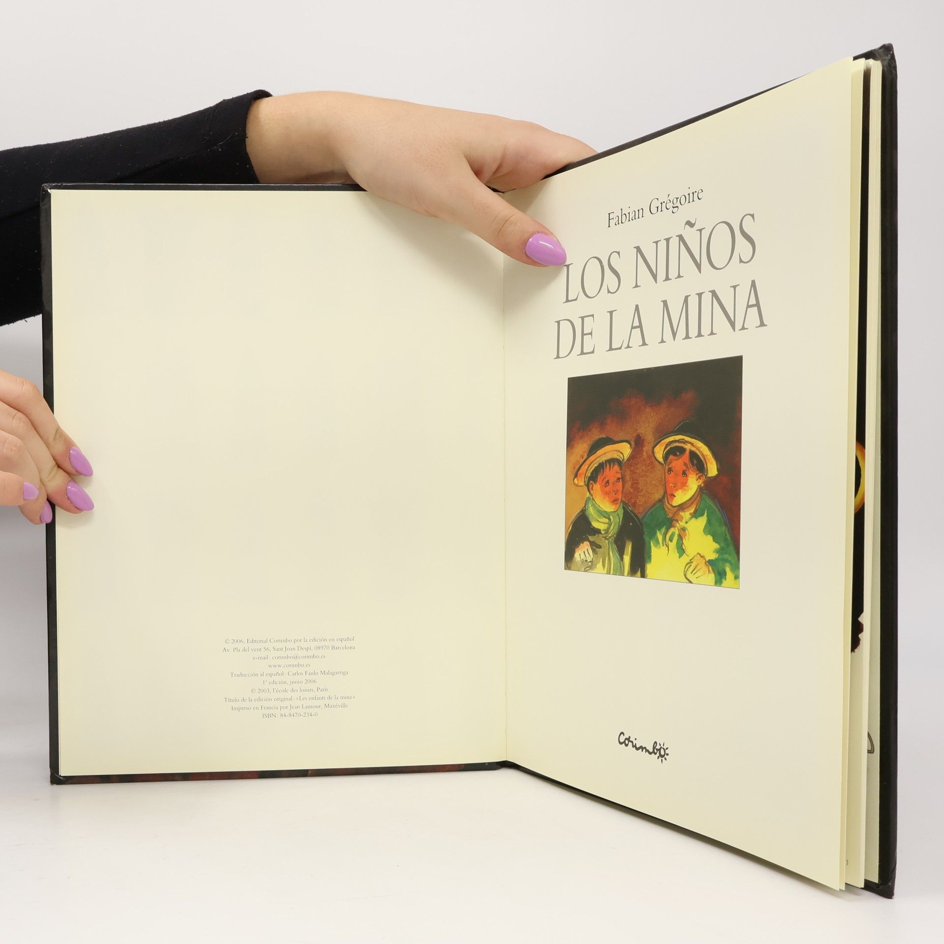 Fabian Grégoire Álbumes ilustrados: Los niños de la mina