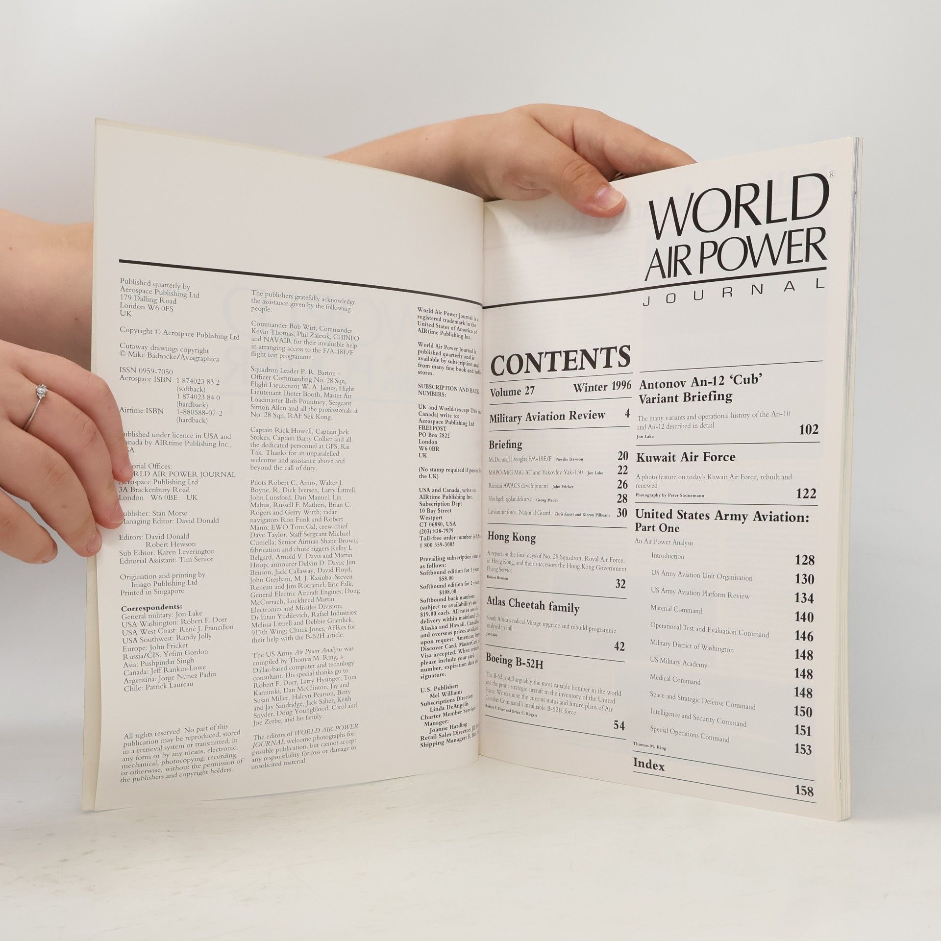 David Donald World Air Power Journal, Vol. 27, Winter 1996
