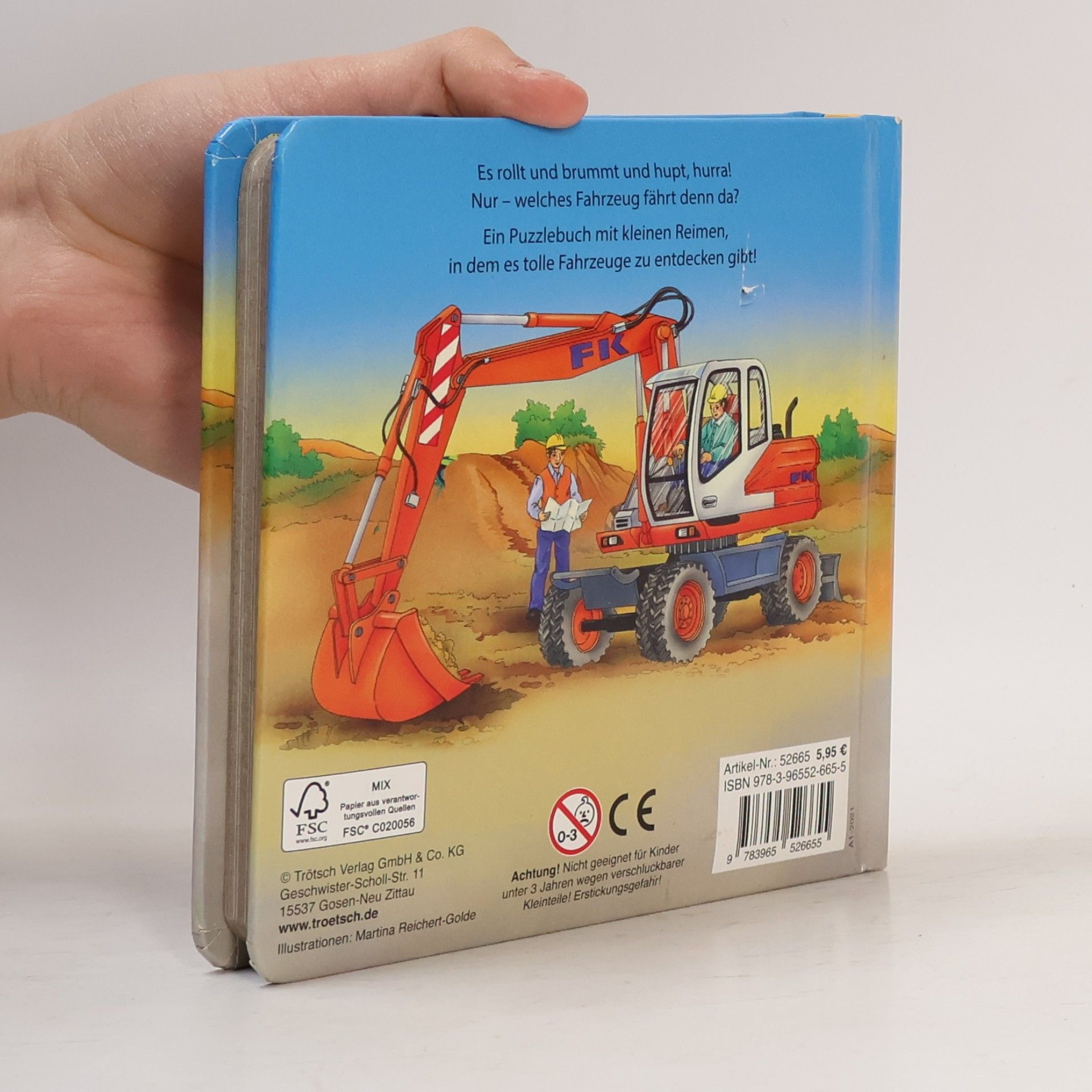 Various authors Trötsch Pappenbuch Puzzlebuch Fahrzeuge