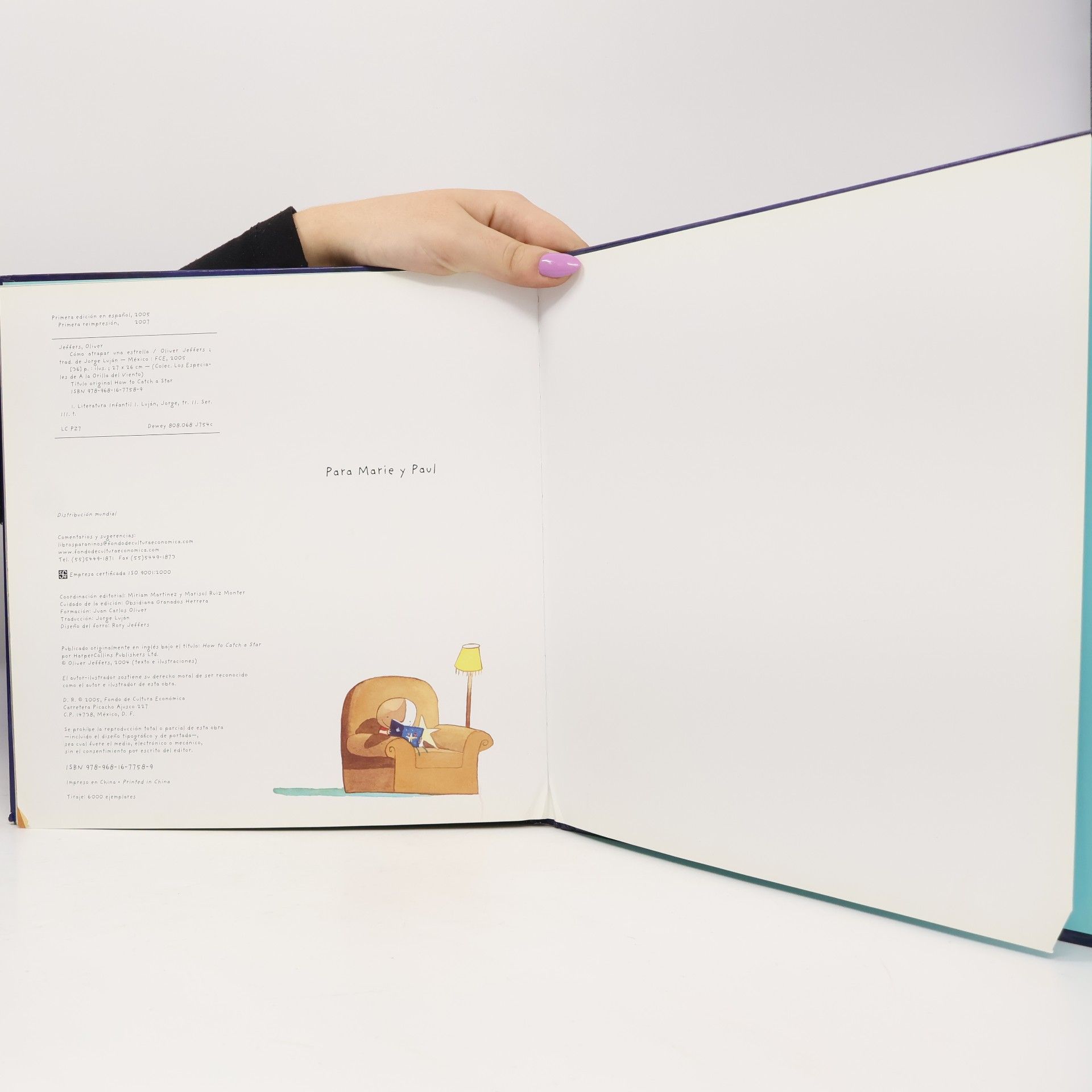 Oliver Jeffers Cómo atrapar una estrella