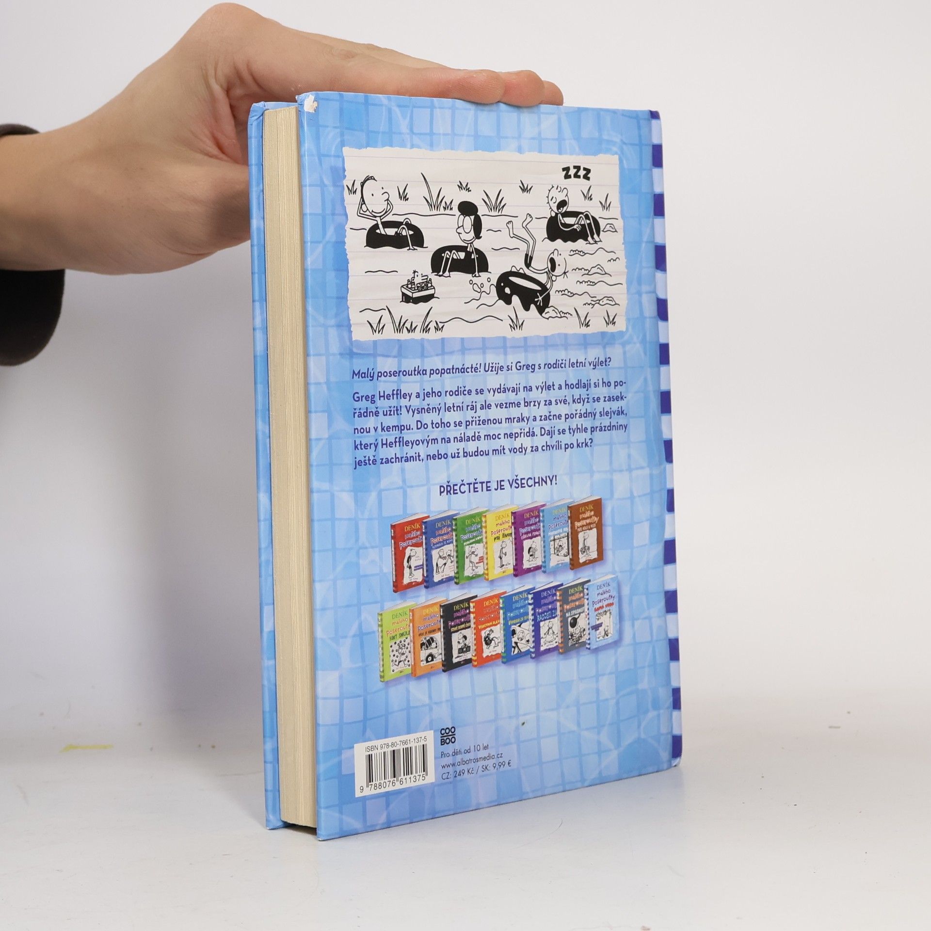 Jeff Kinney Deník malého poseroutky 15. Samá voda