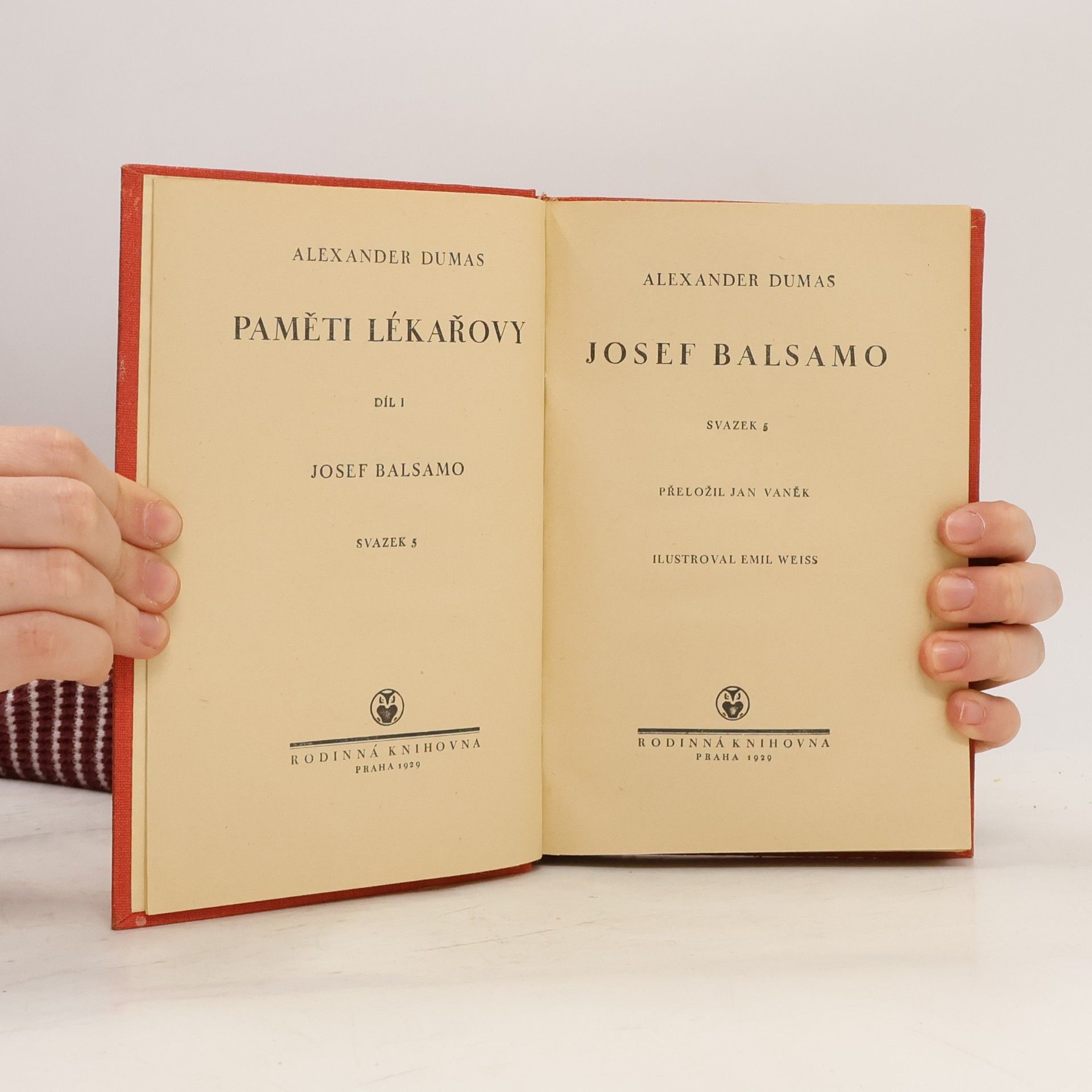 Alexandre Dumas starší Josef Balsamo V