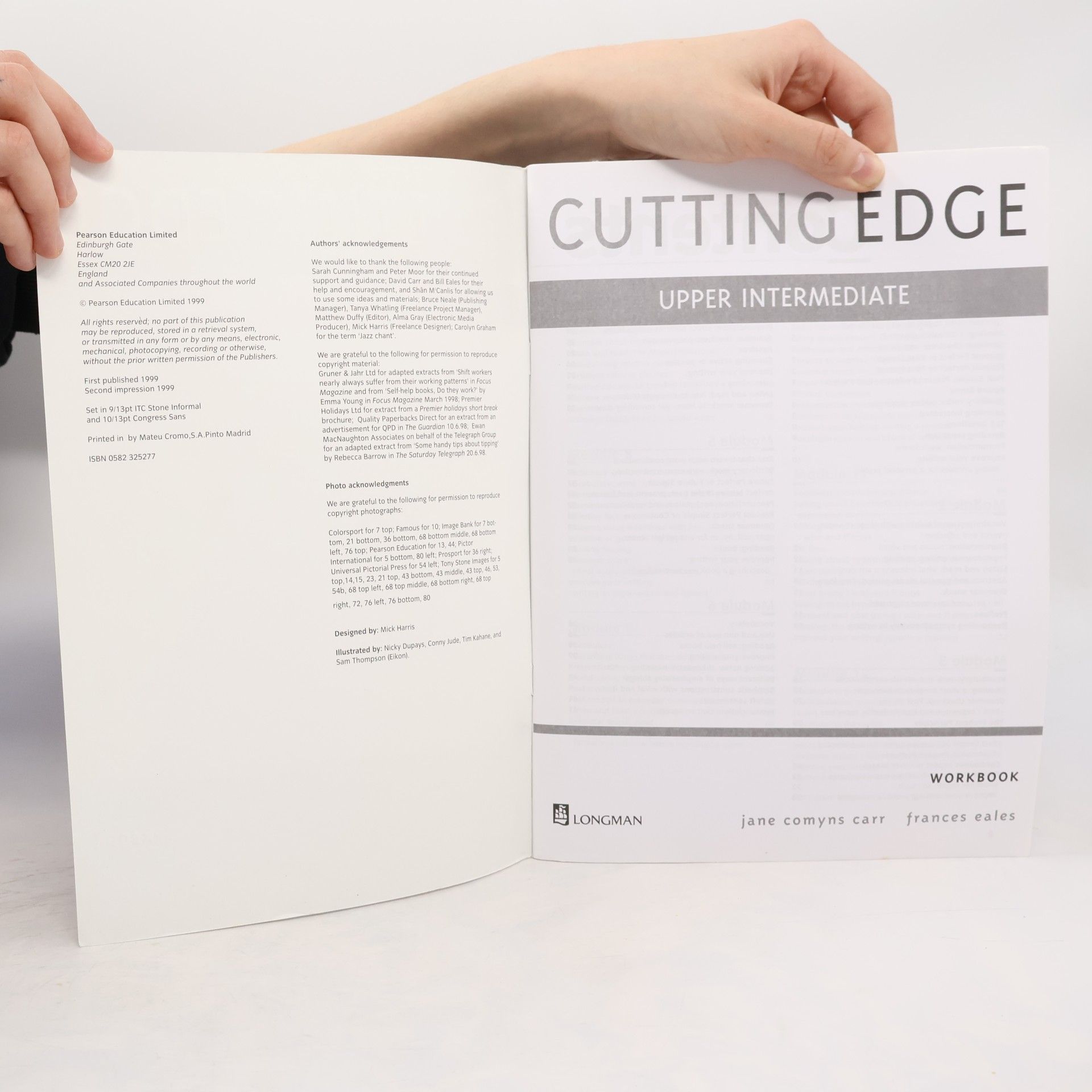 Jane Comyns Carr Cutting Edge. Upper Intermediate Workbook