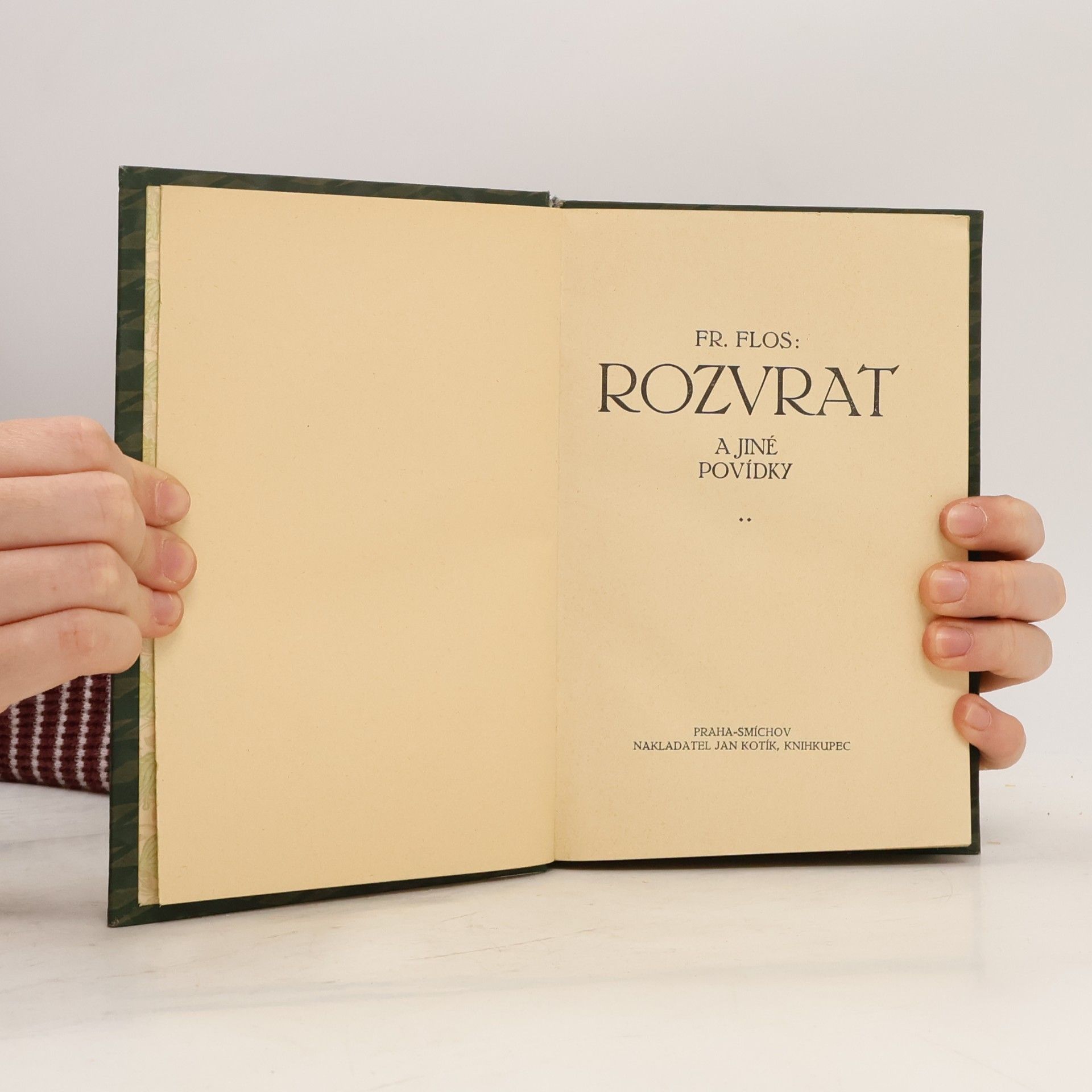 František Flos Rozvrat a jiné povídky