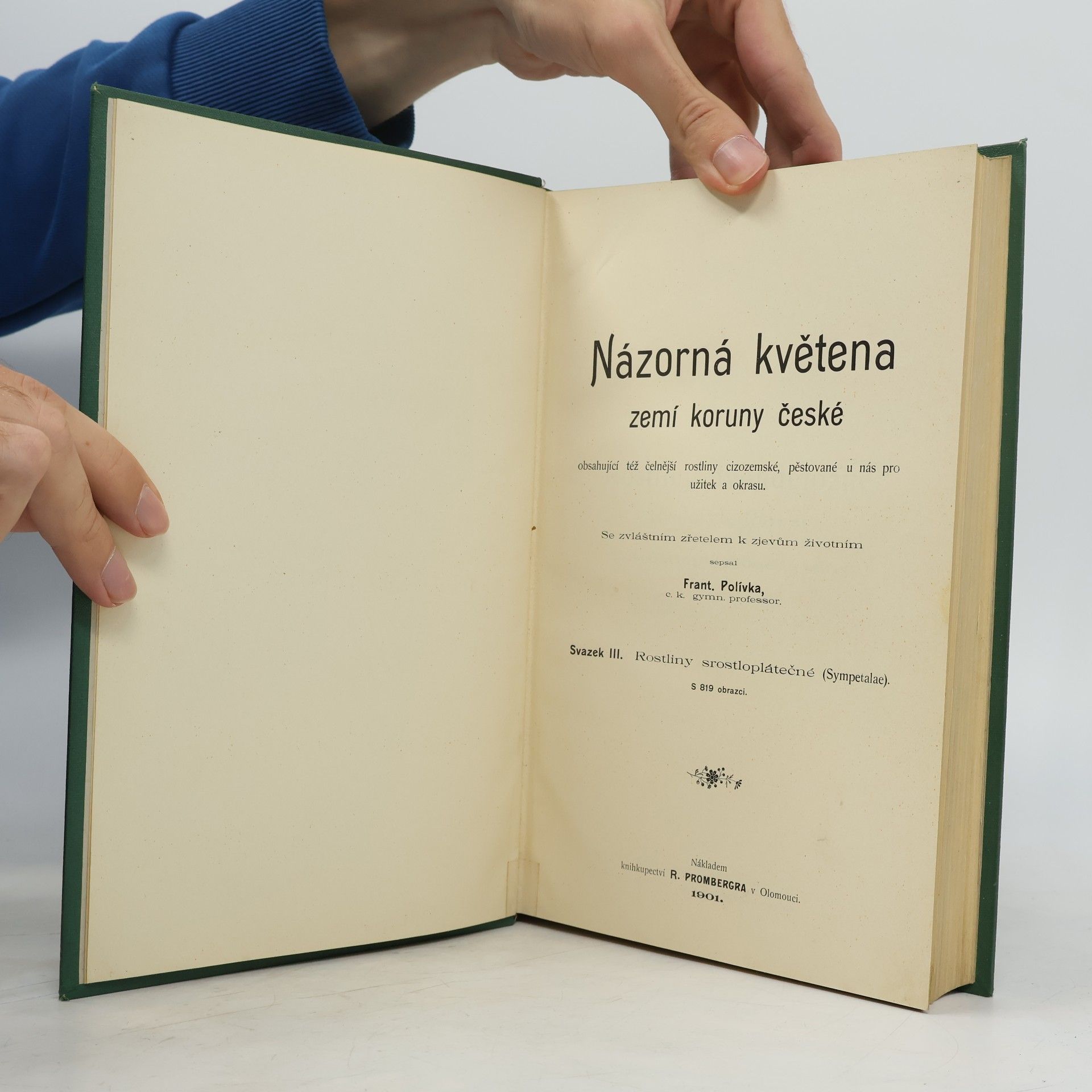 František Polívka Názorná květena zemí koruny české. Svazek III.