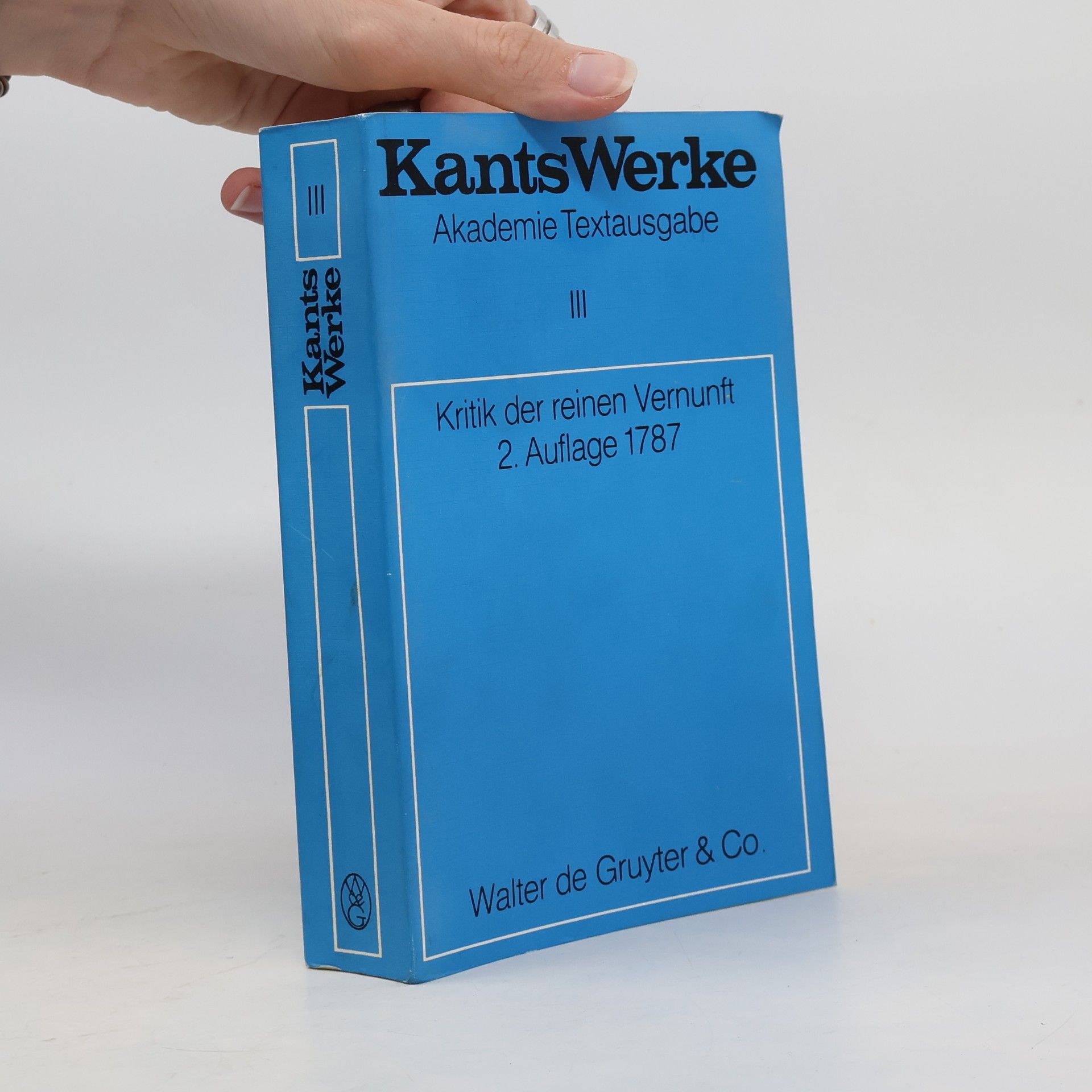 Immanuel Kant Kants Werke III
