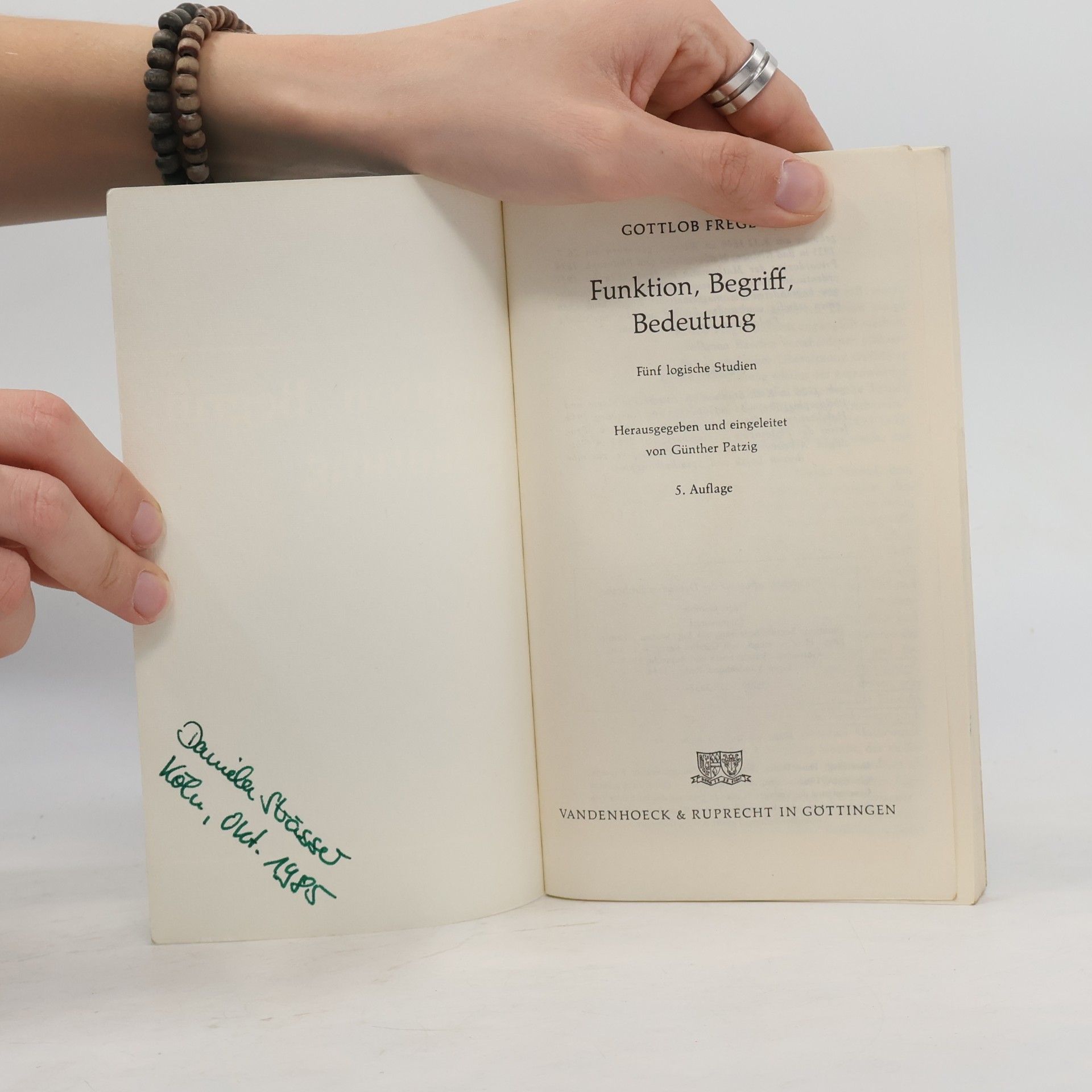 Gottlob Frege Funktion, Begriff, Bedeutung