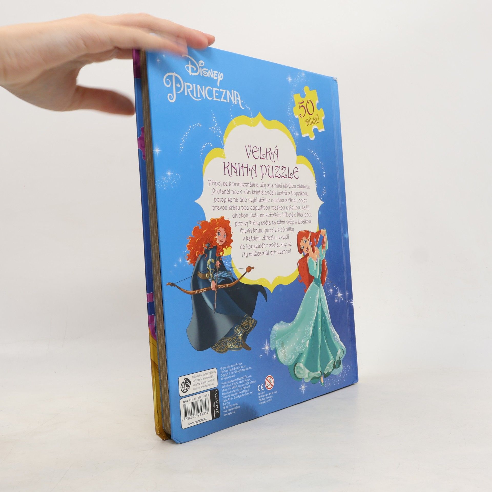 Kolektiv autorů Disney princezna : velká kniha puzzle