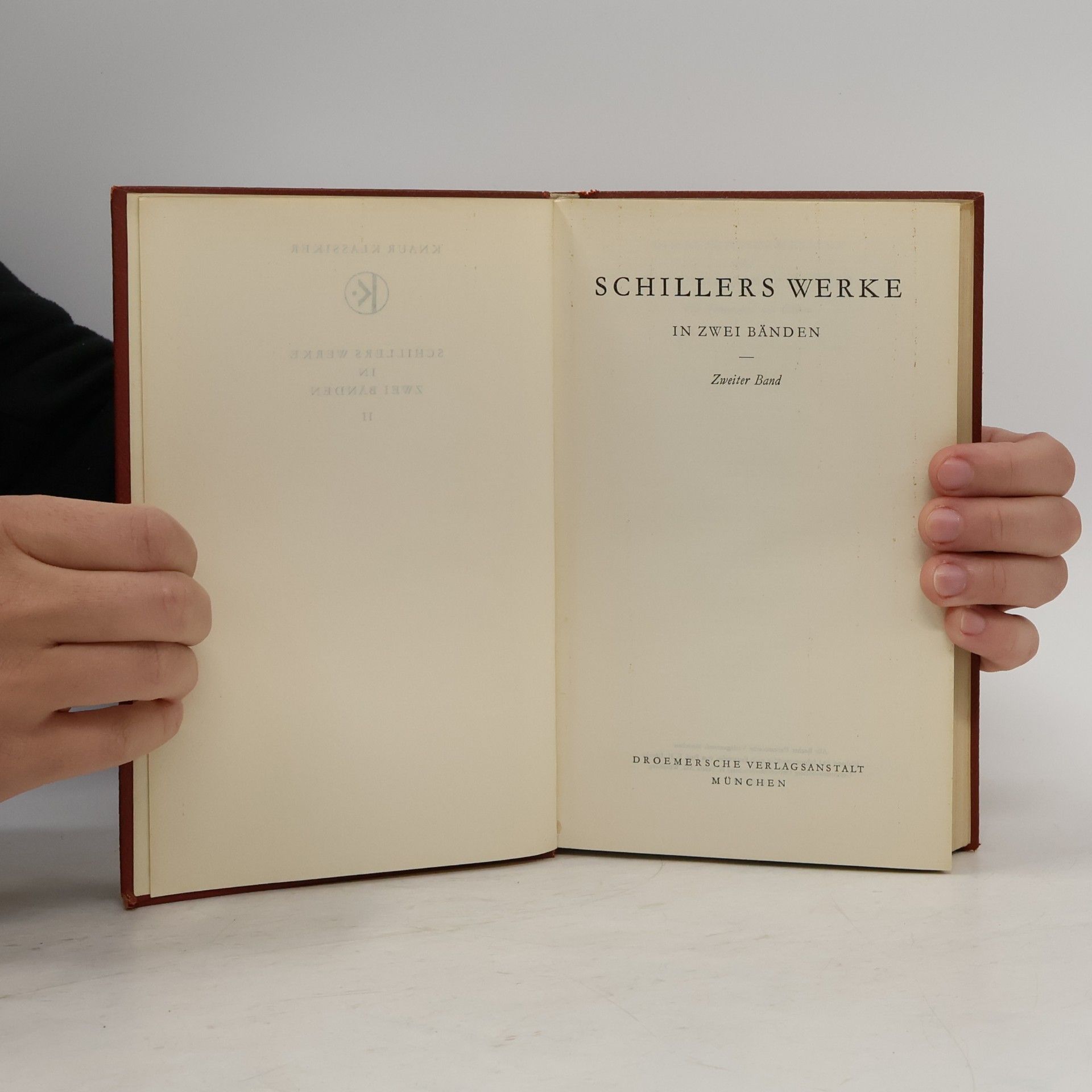Friedrich Schiller Schillers Werke 2