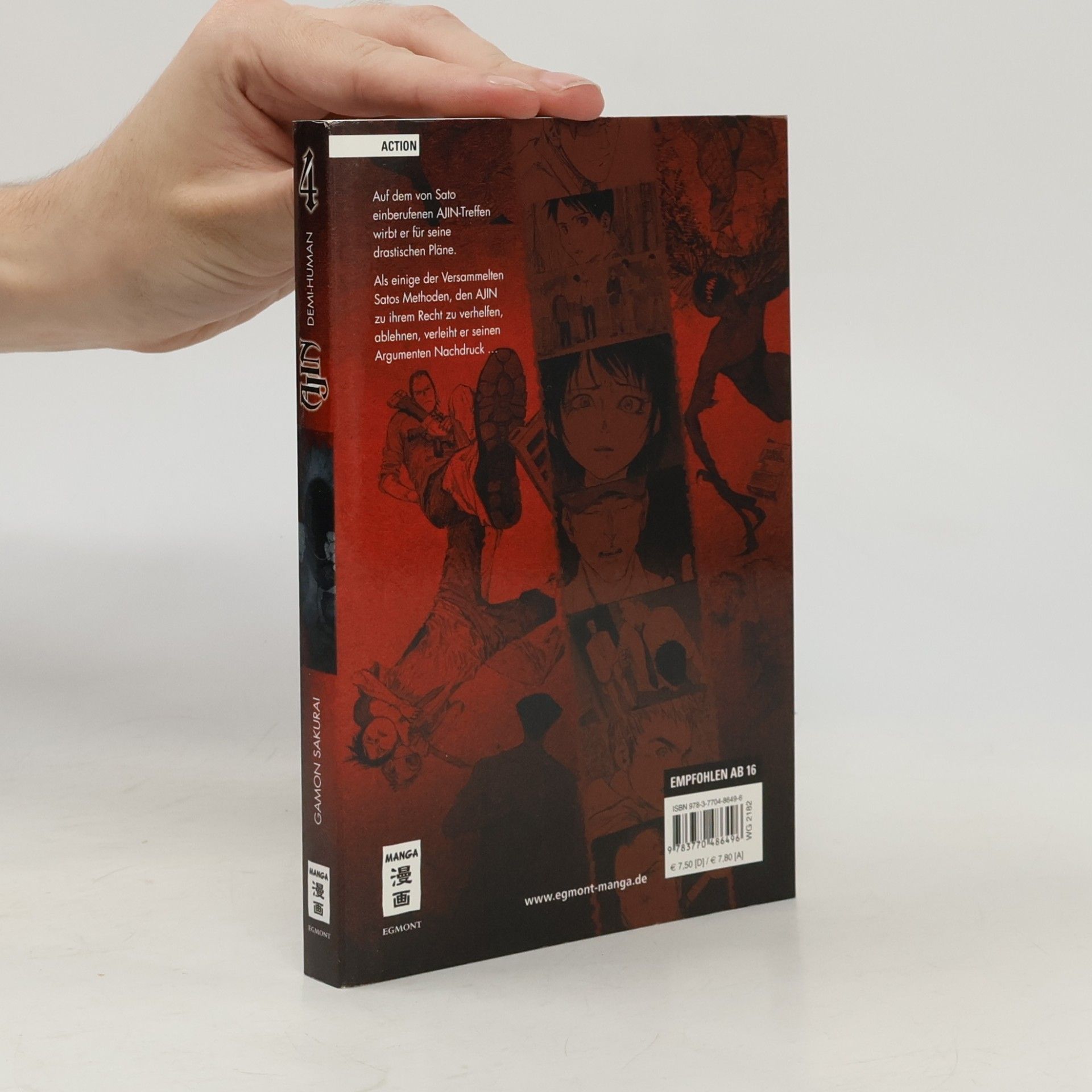 Gamon Sakurai Ajin: Demi Human Volume 4