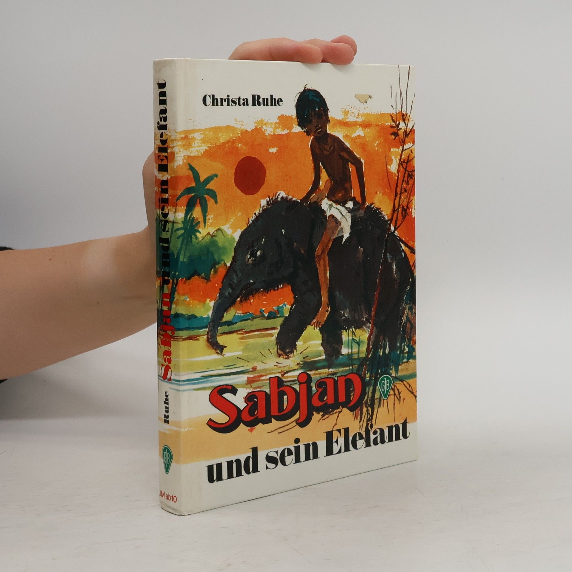 Christa Ruhe Sabjan und sein Elefant