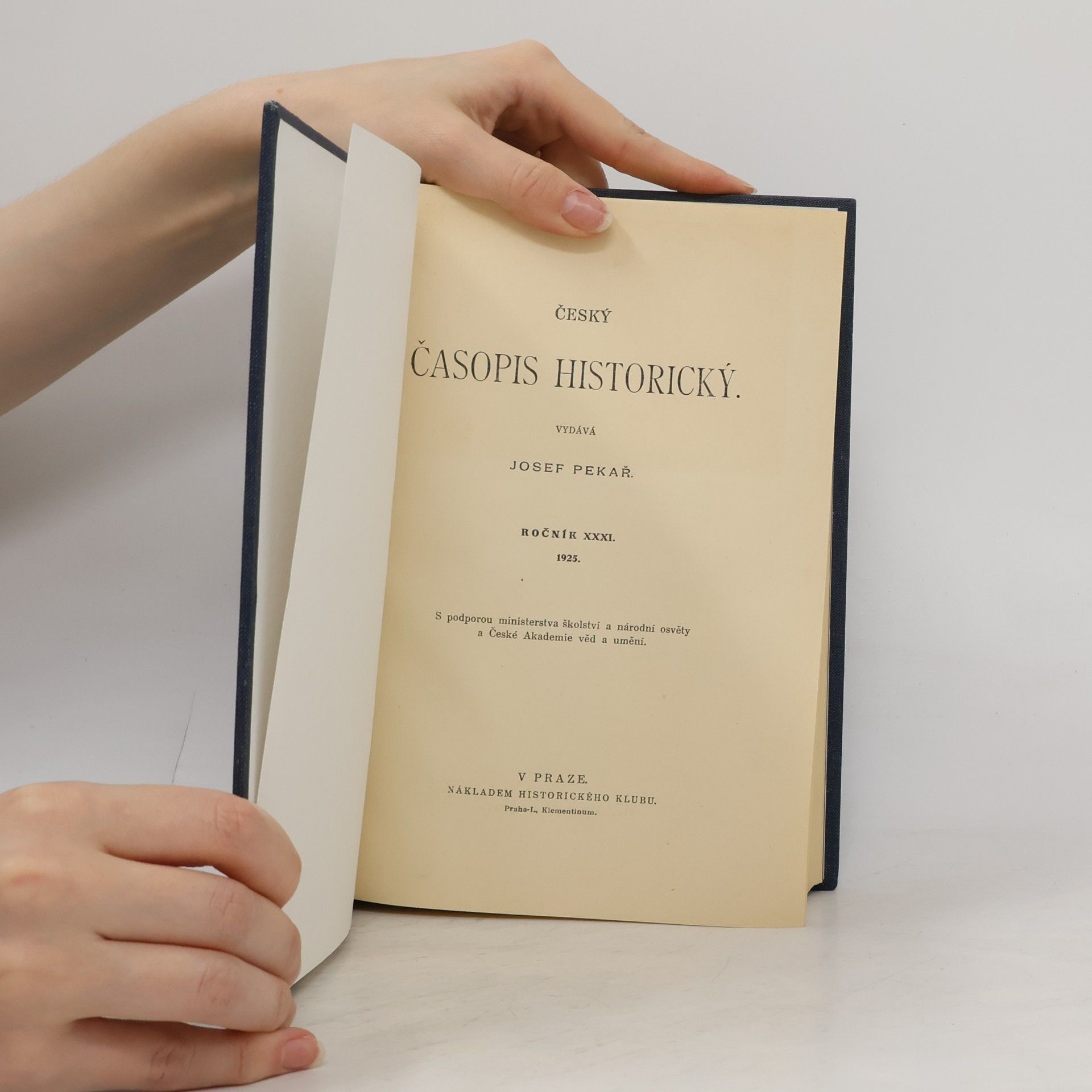 Various authors Český časopis historický 1925