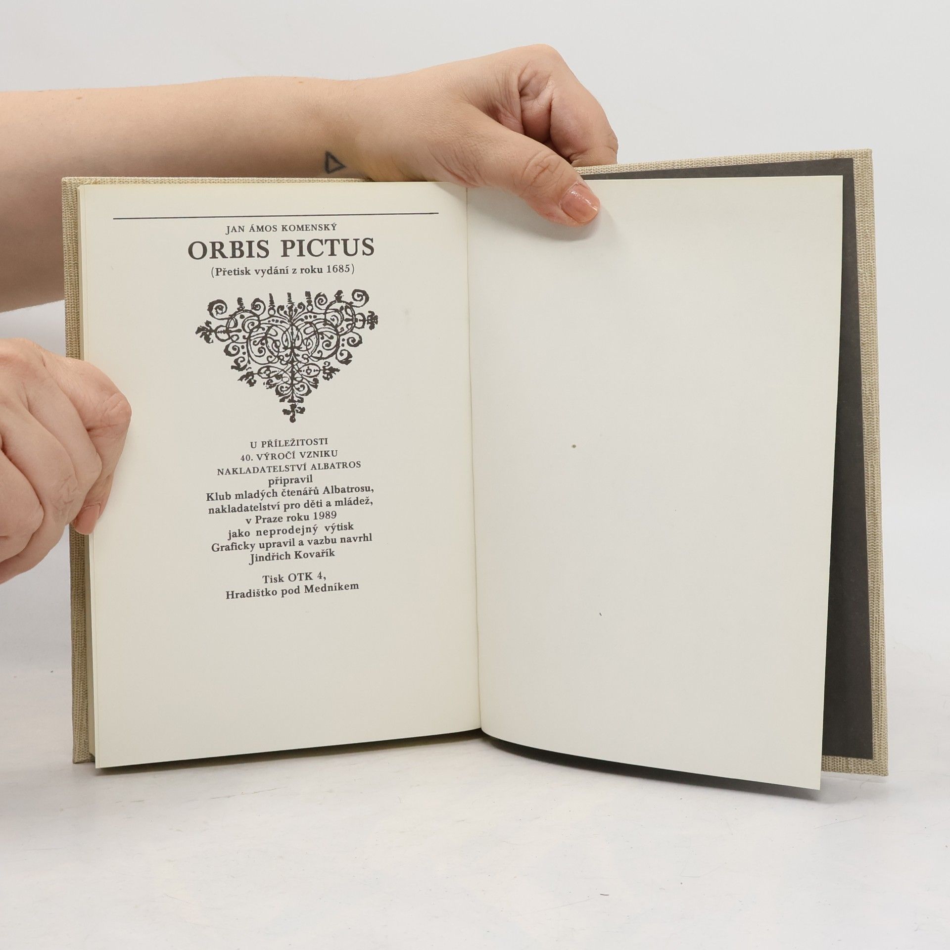 John Amos Comenius Orbis Sensua-Lium Pictus Quadrilinguis