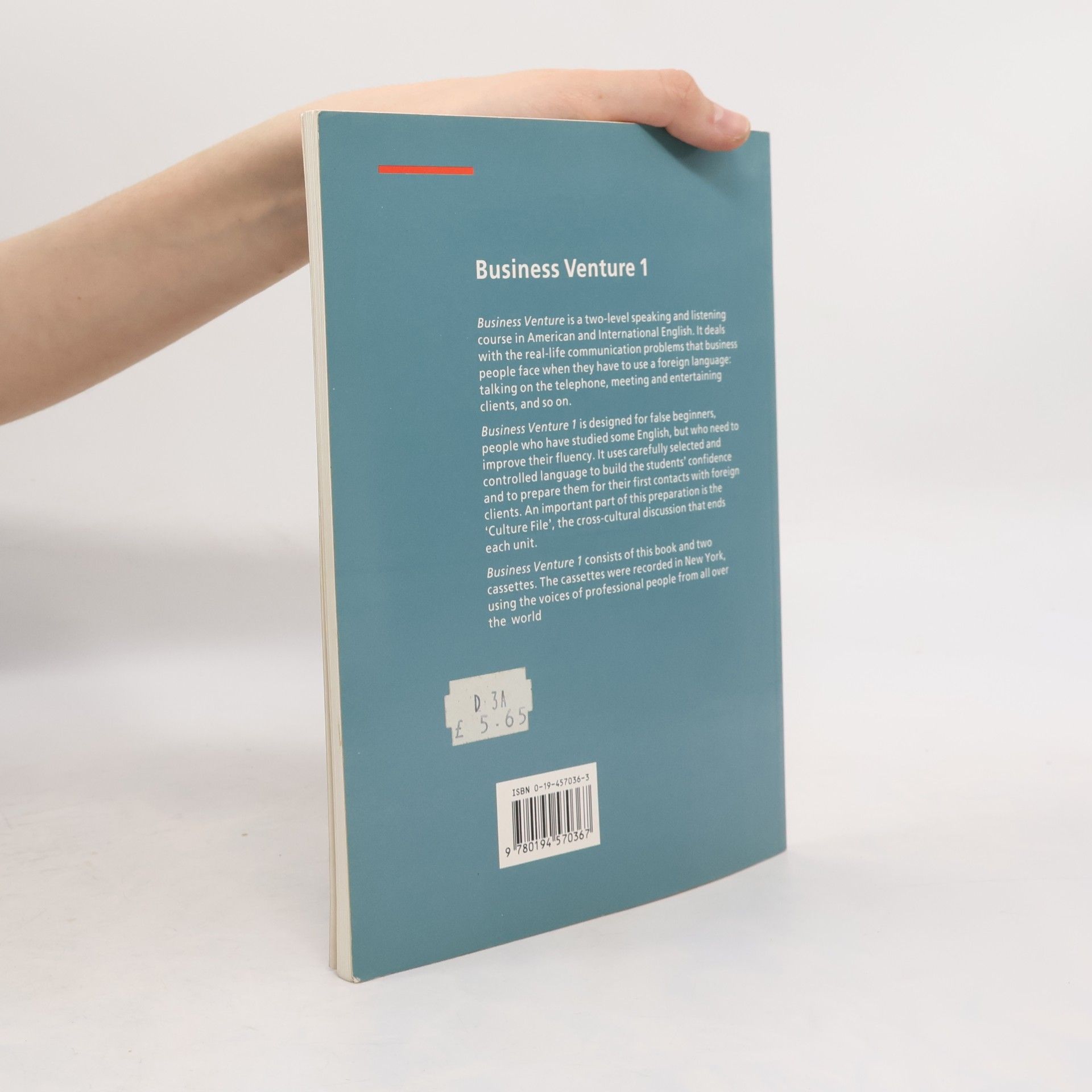 Roger Barnard Business Venture 1 Student's Book