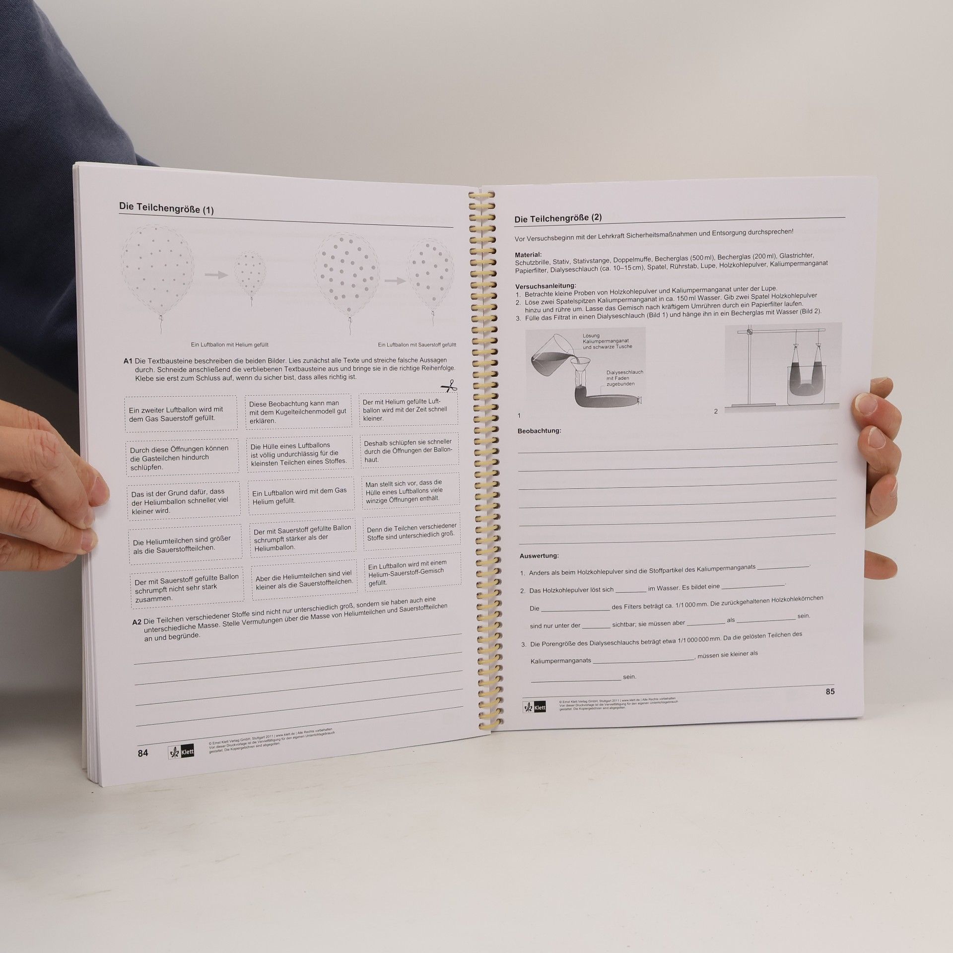 Arbeitsblätter PLUS Chemie 1