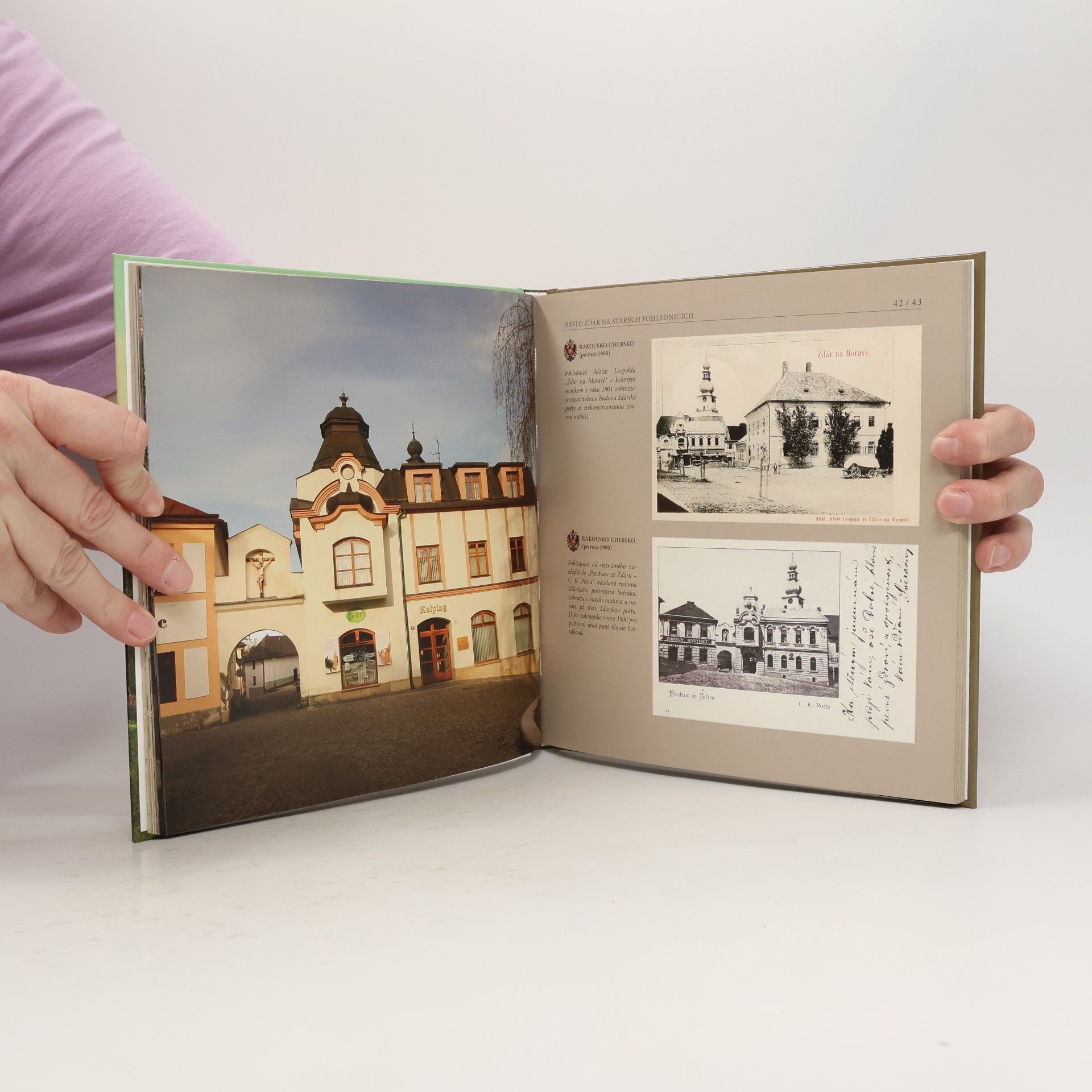 Karel Černý Město Žďár na starých pohlednicích