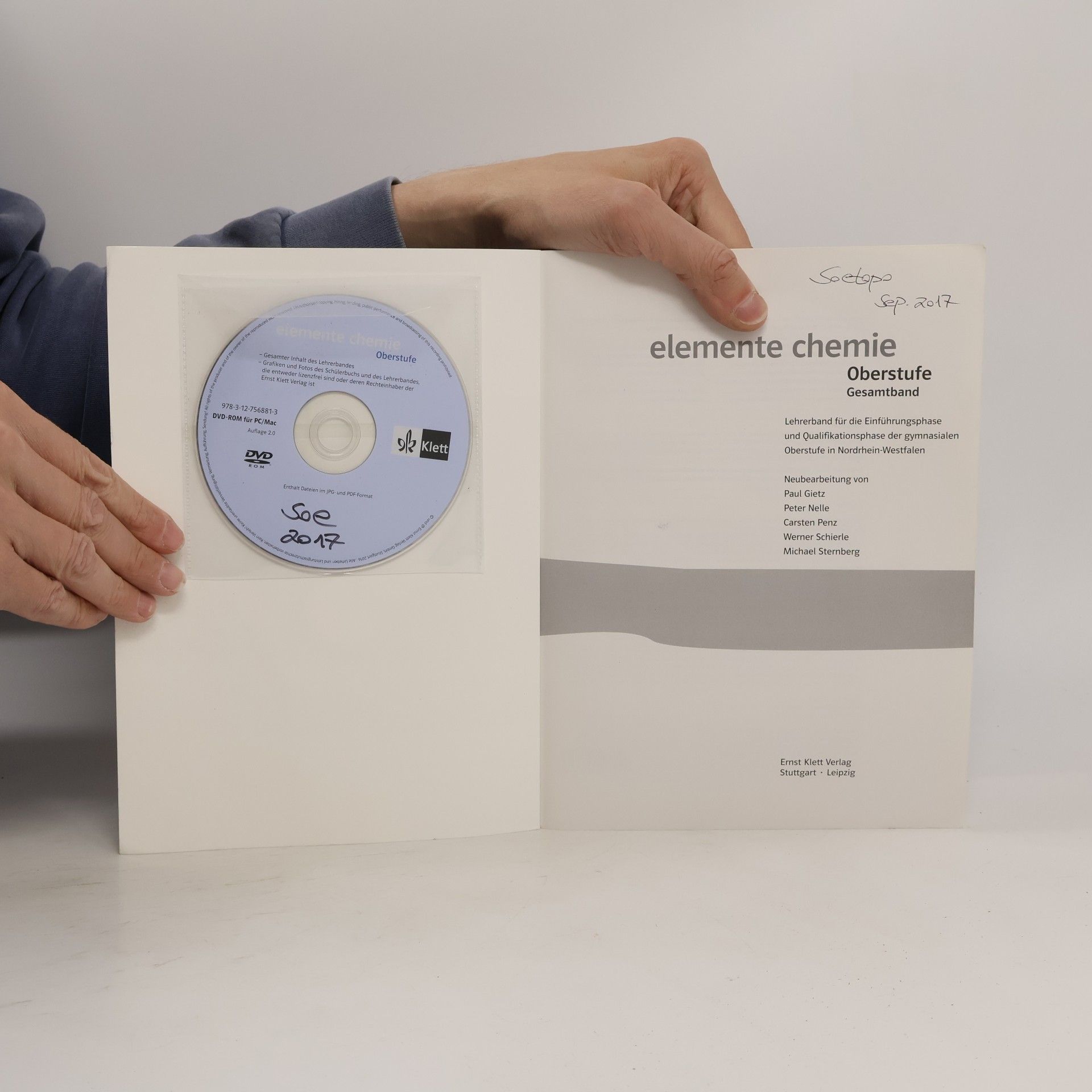 Unknown Author Elemente Chemie Oberstufe Gesamtband Nordrhein-Westfalen. Lehrerband mit DVD-ROM