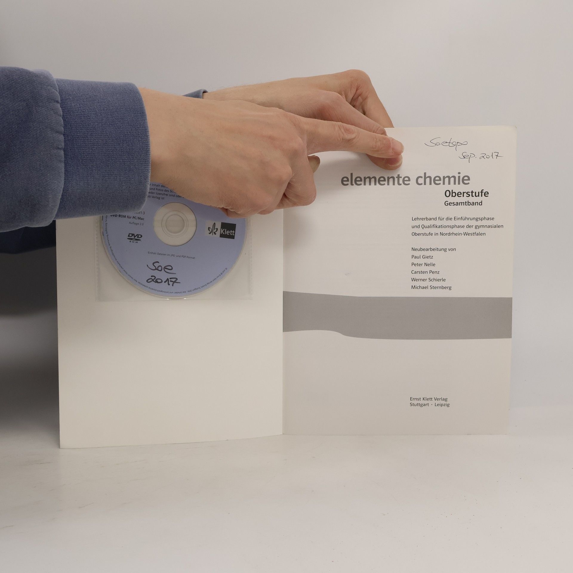 Unknown Author Elemente Chemie Oberstufe Gesamtband Nordrhein-Westfalen. Lehrerband mit DVD-ROM