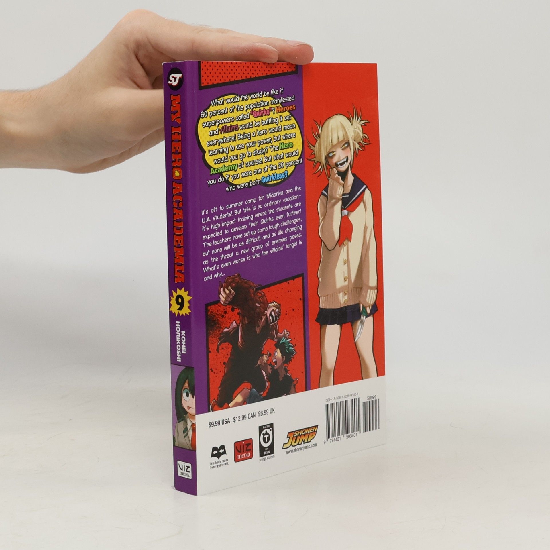 Kóhei Horikoši My hero academia vol. 9