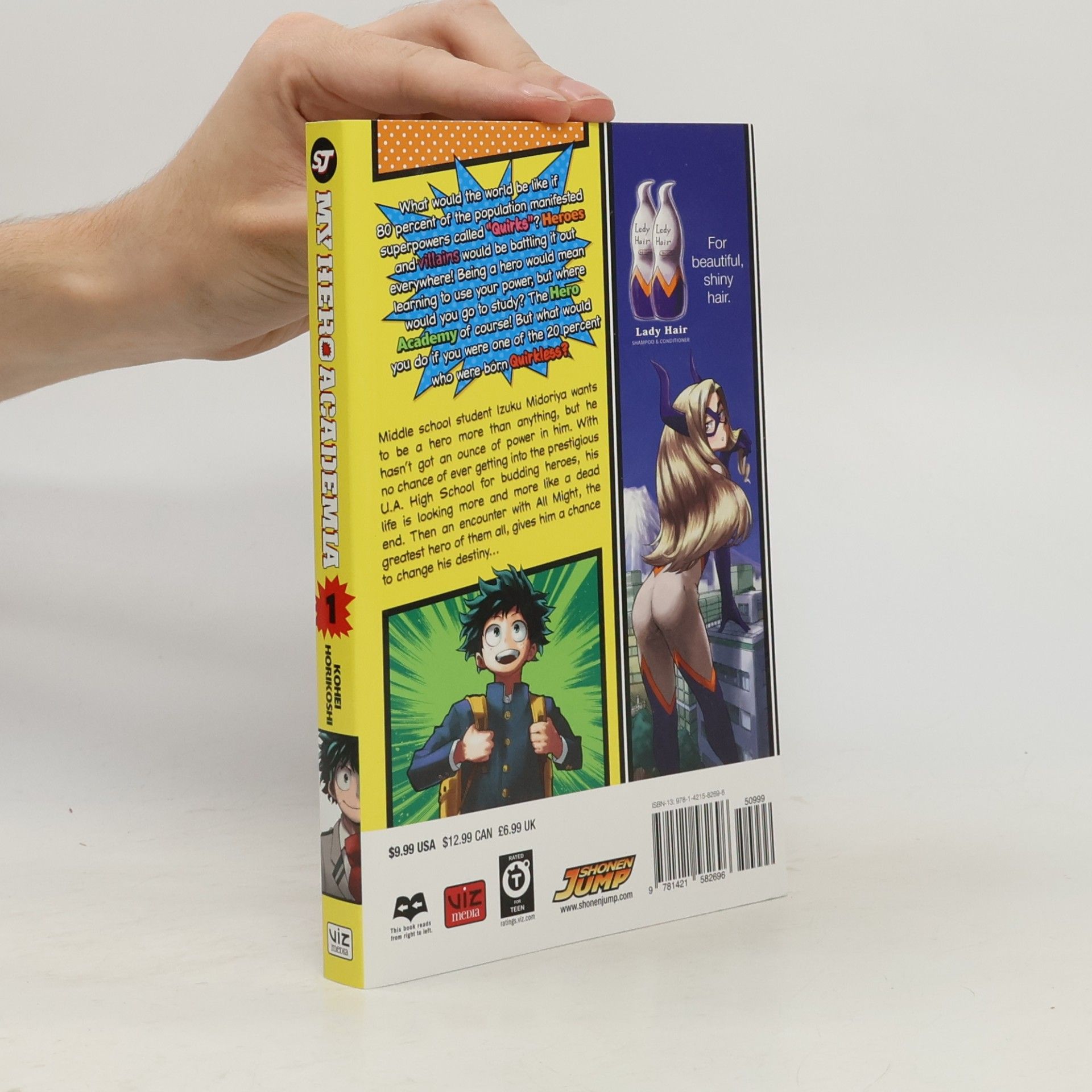 Kōhei Horikoshi My Hero Academia. Vol. 1, Izuku Midoriya - Origin
