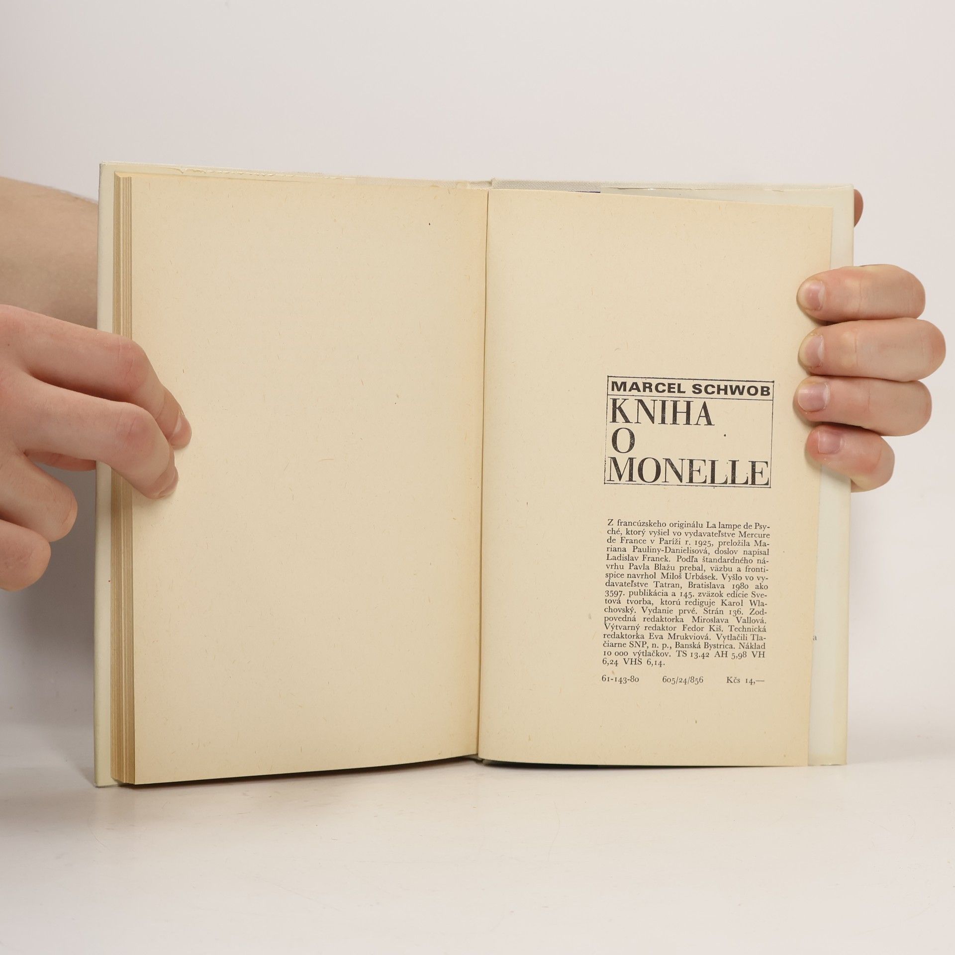 Marcel Schwob Kniha o Monelle