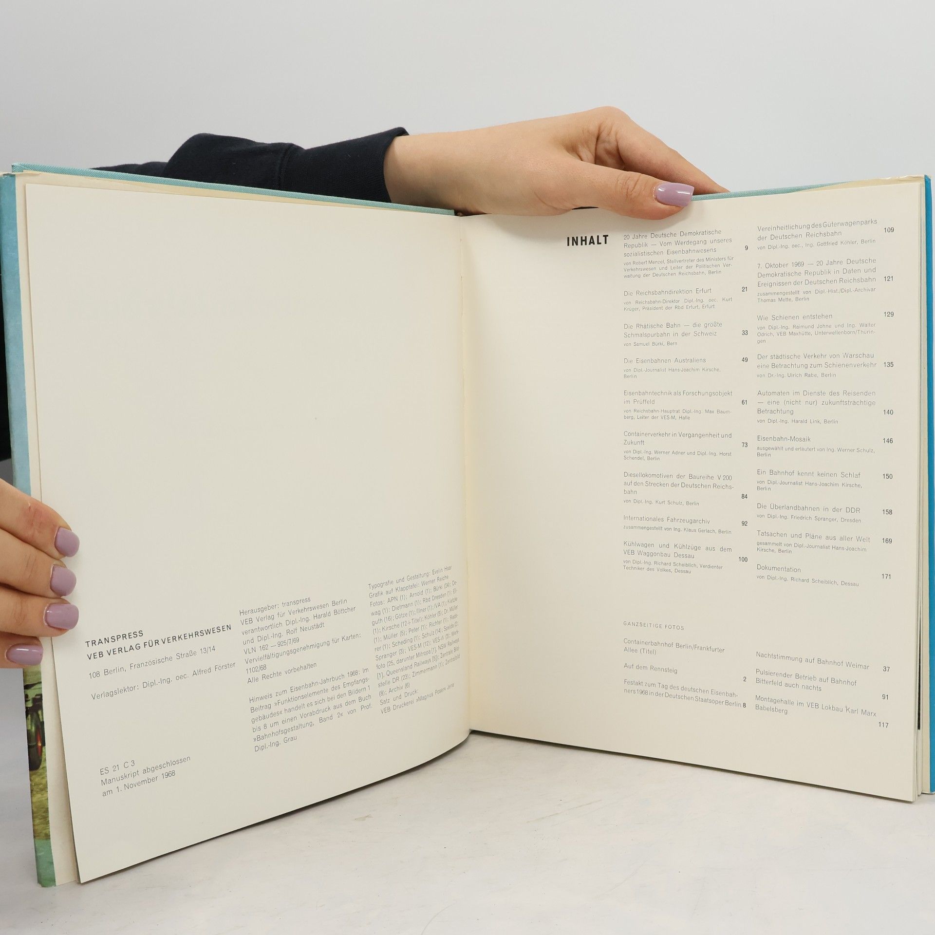 Various authors Eisenbahn-Jahrbuch 1969
