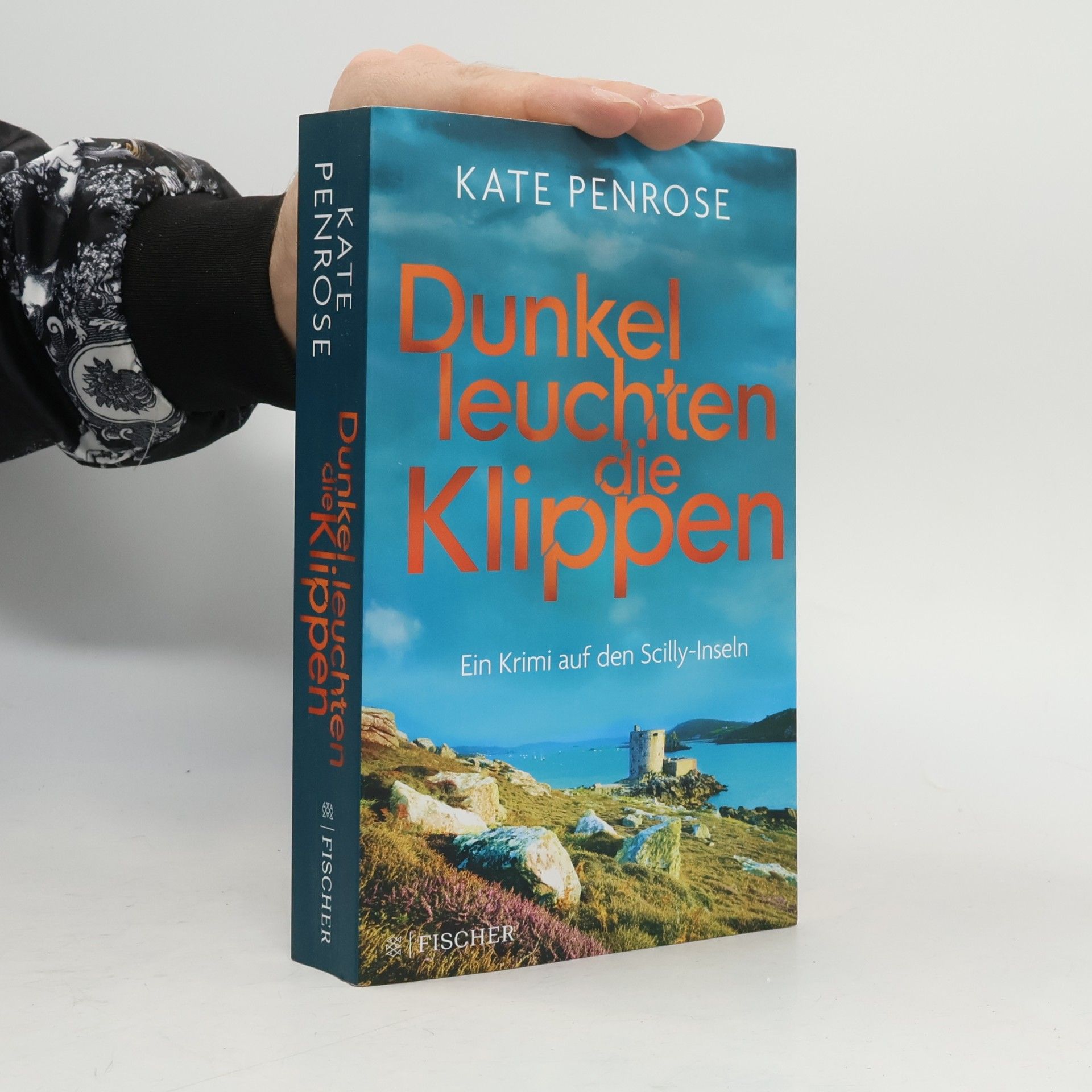 Dunkel leuchten die Klippen