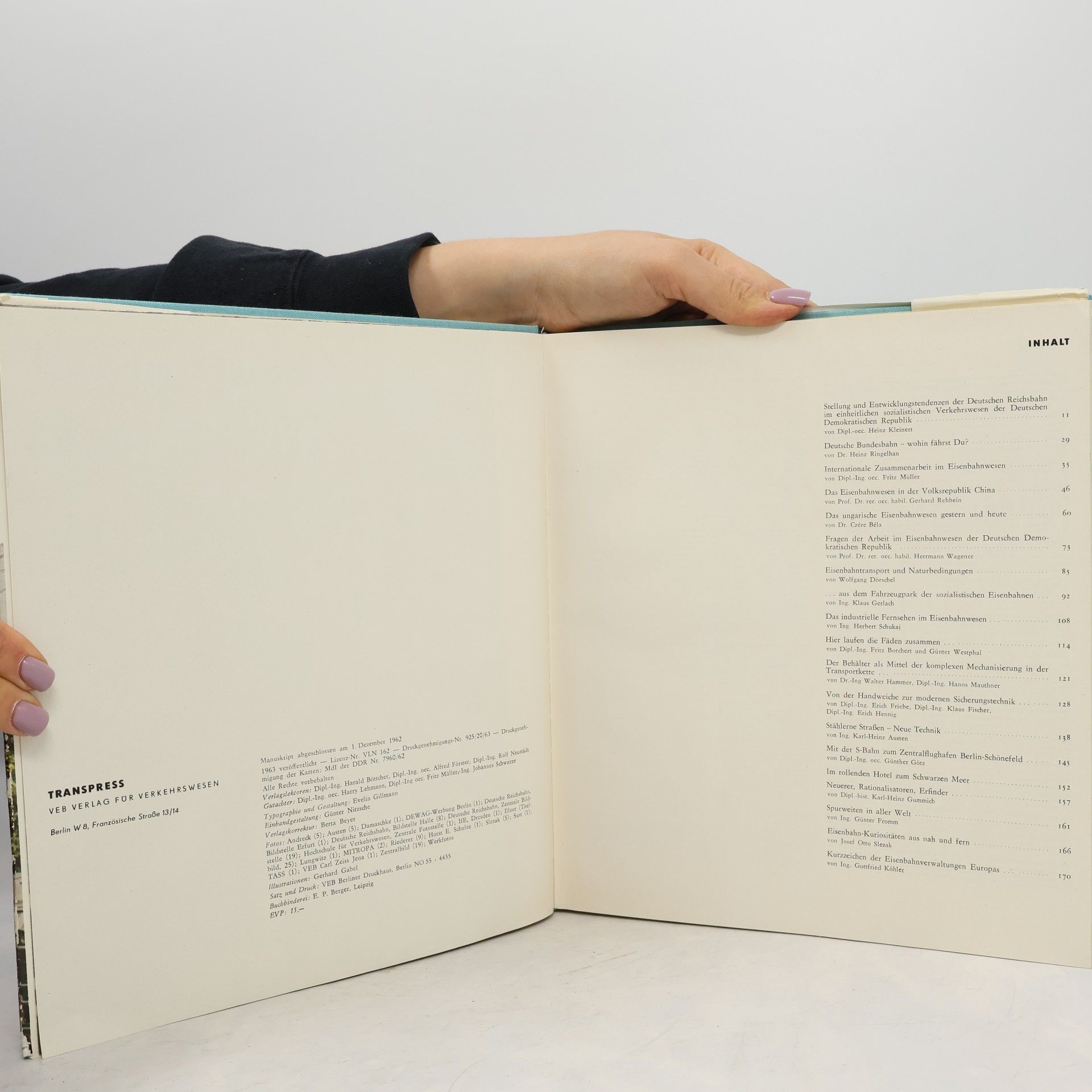 Günter Nitzsche Eisenbahn Jahrbuch 1963