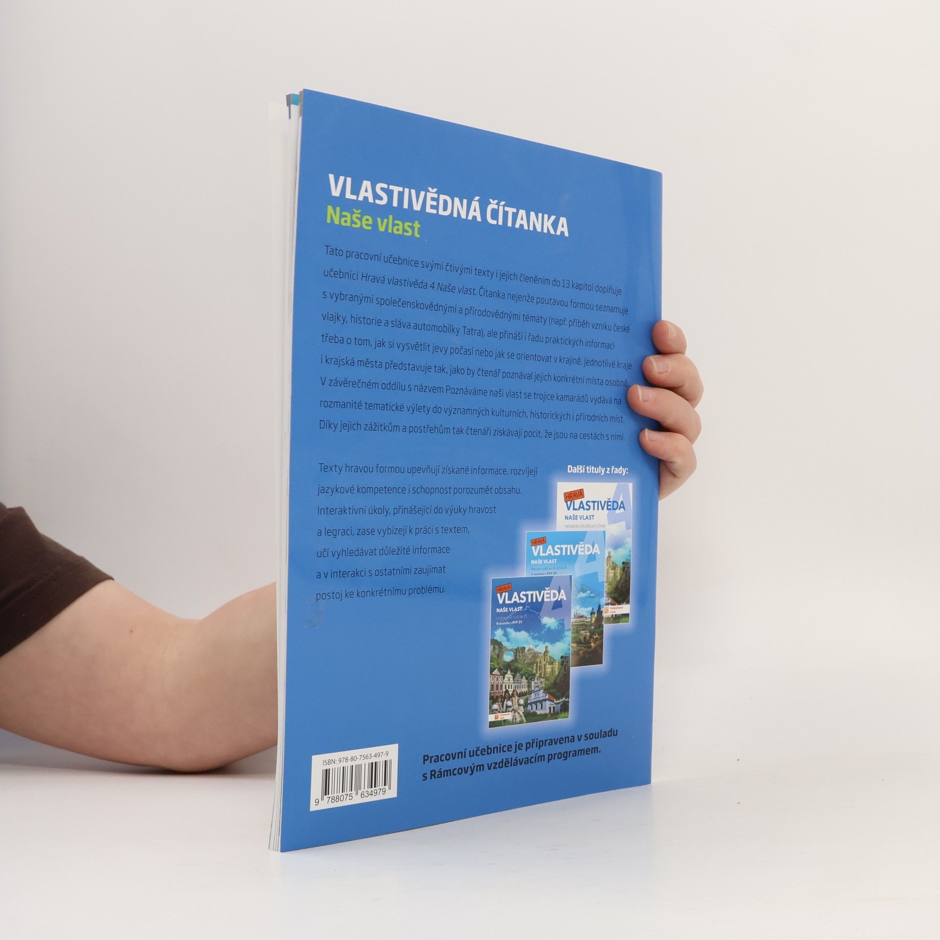 Autorenkollektiv Hravá vlastivědná čítanka 4 - Naše vlast