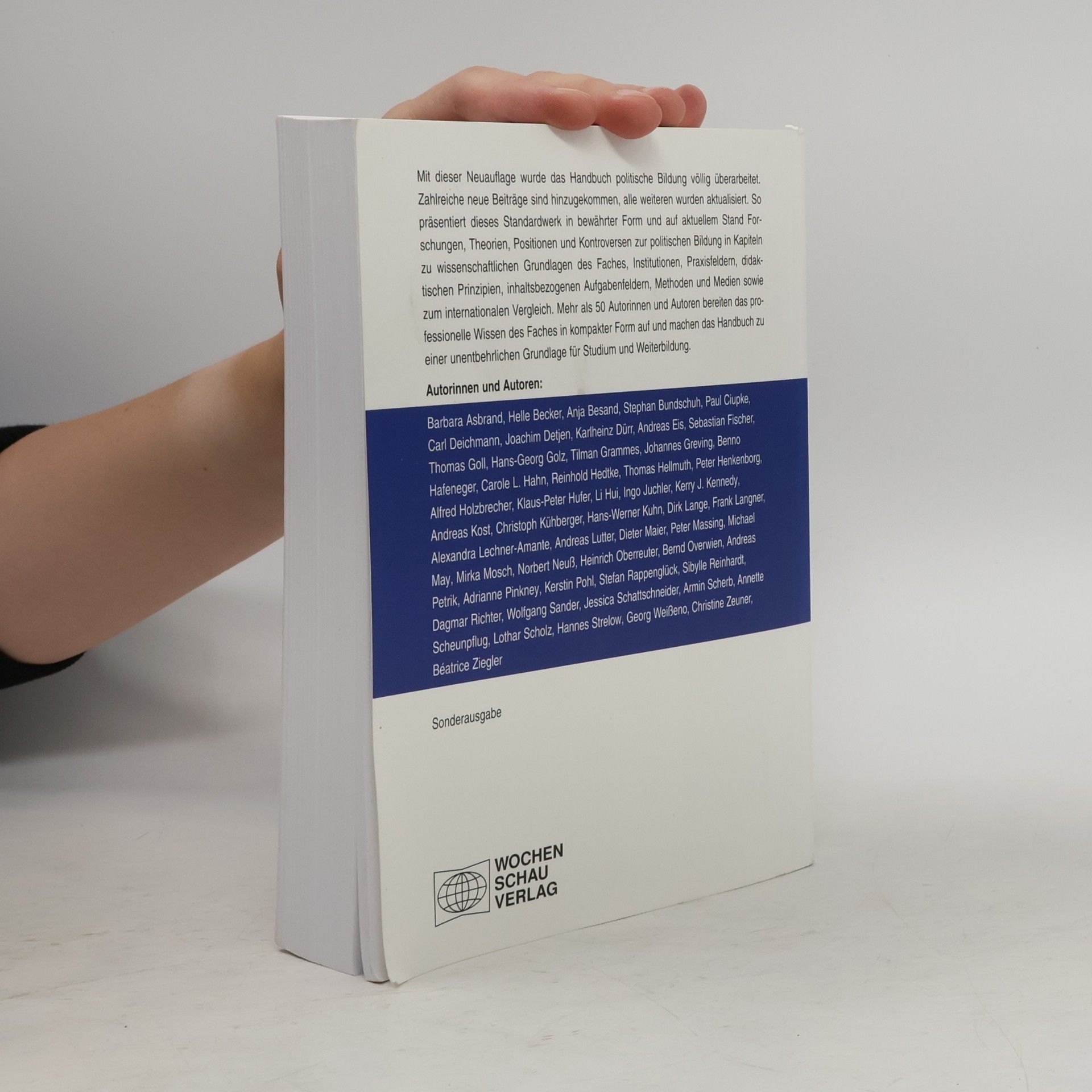 Wolfgang Sander Handbuch politische Bildung