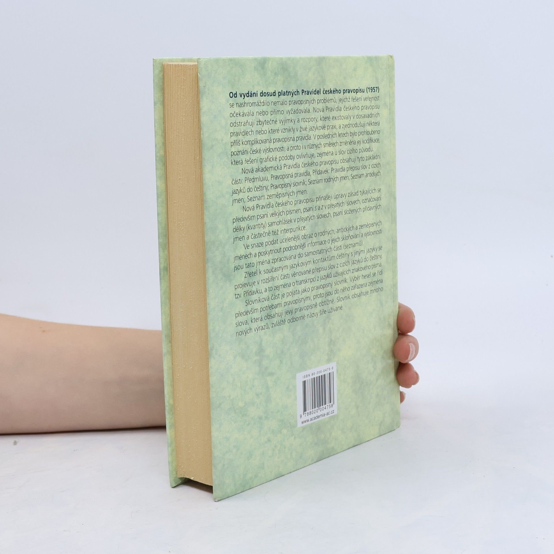 Collectif d'auteurs Akademická pravidla českého pravopisu