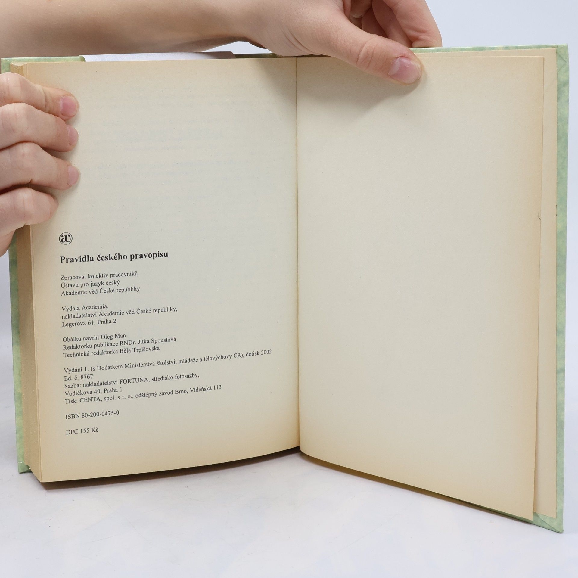Collectif d'auteurs Akademická pravidla českého pravopisu