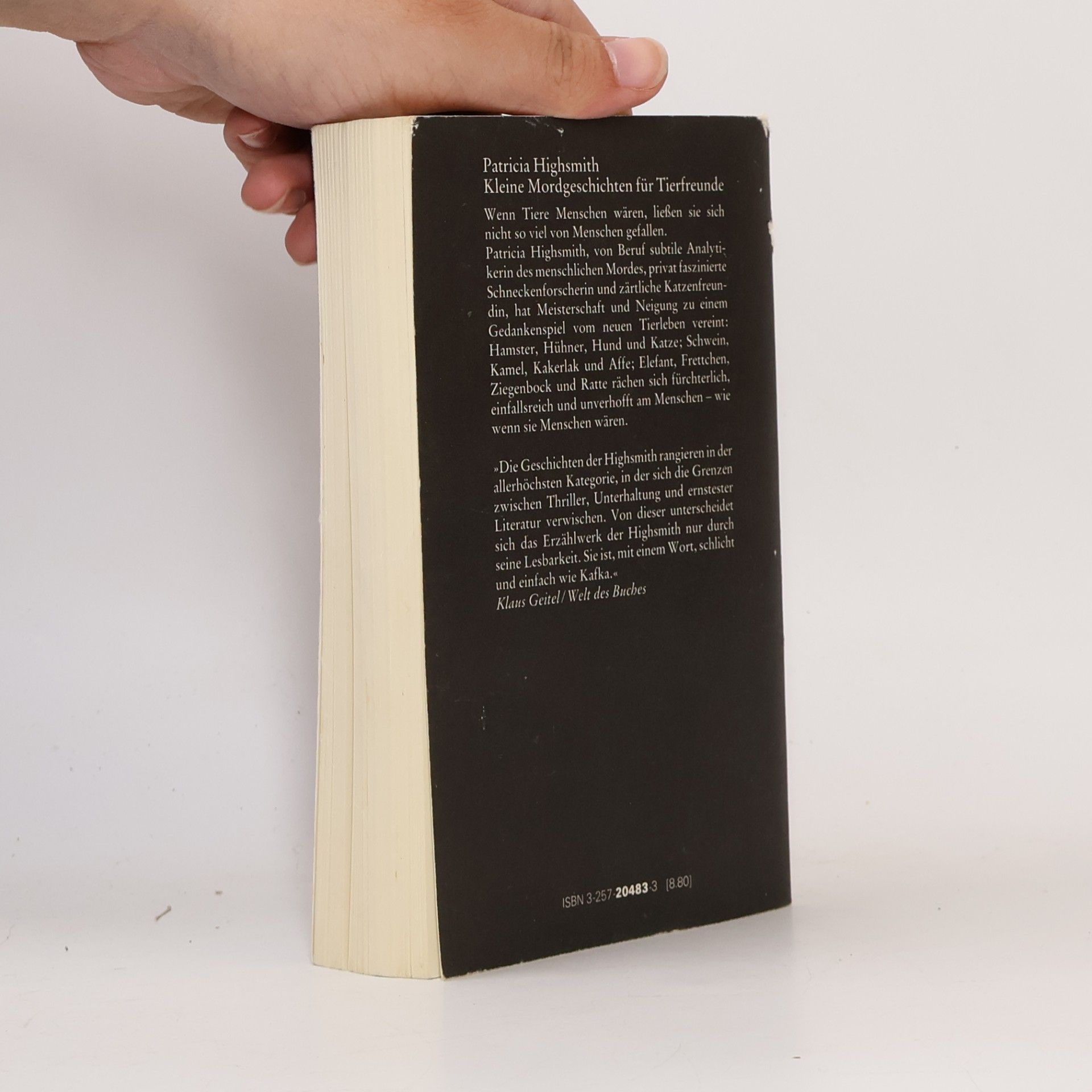 Patricia Highsmith Kleine Mordgeschichten für Tierfreunde