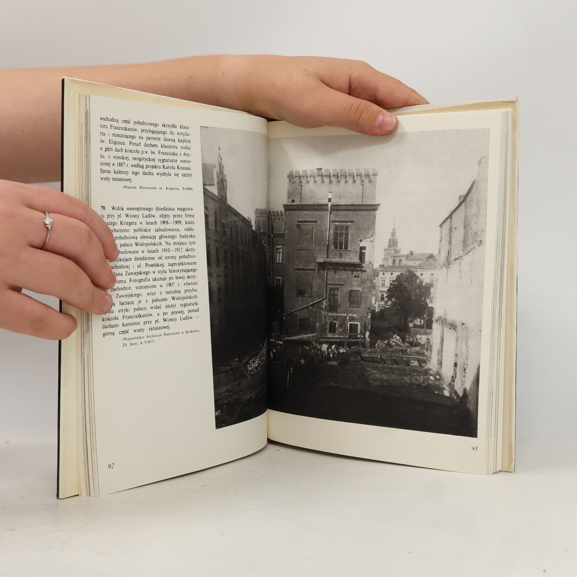 Wanda Mossakowska Kraków na starej fotografii