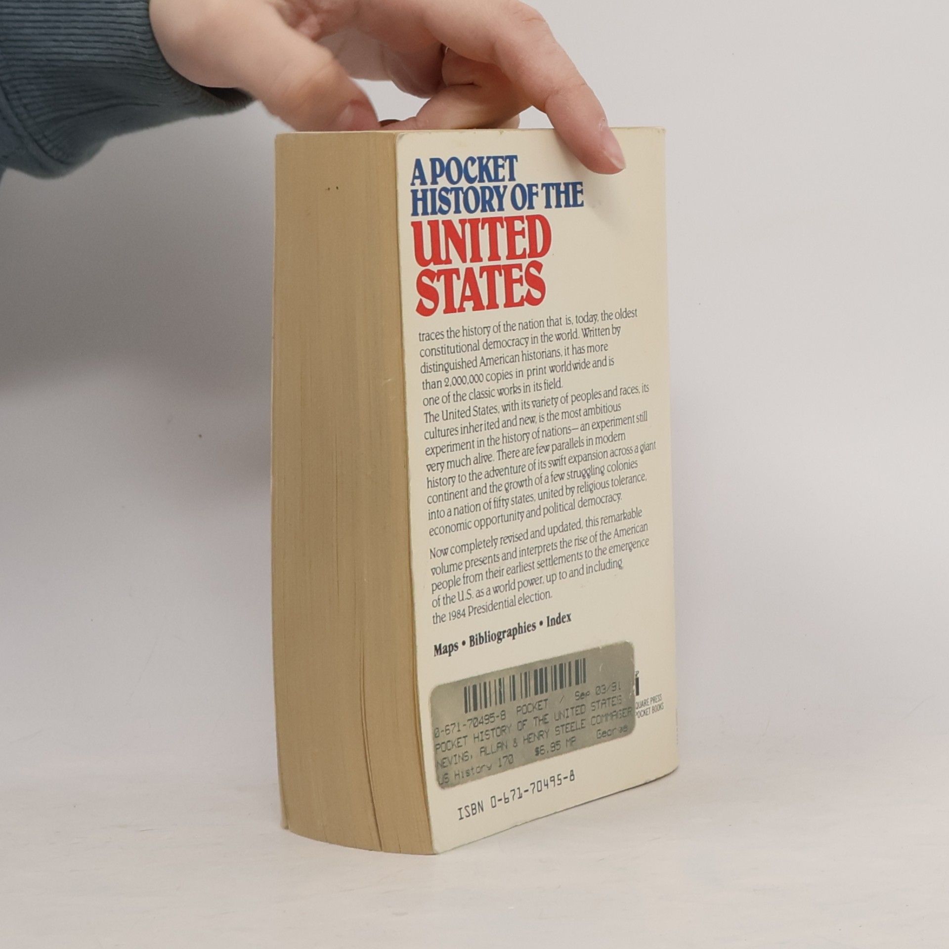 Allan Nevins A pocket history of the United States