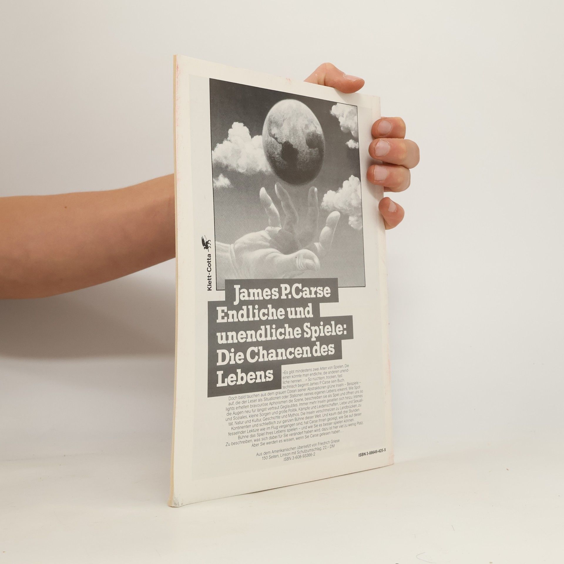 James P. Carse Endliche und unendliche Spiele: Die Chancen des Lebens
