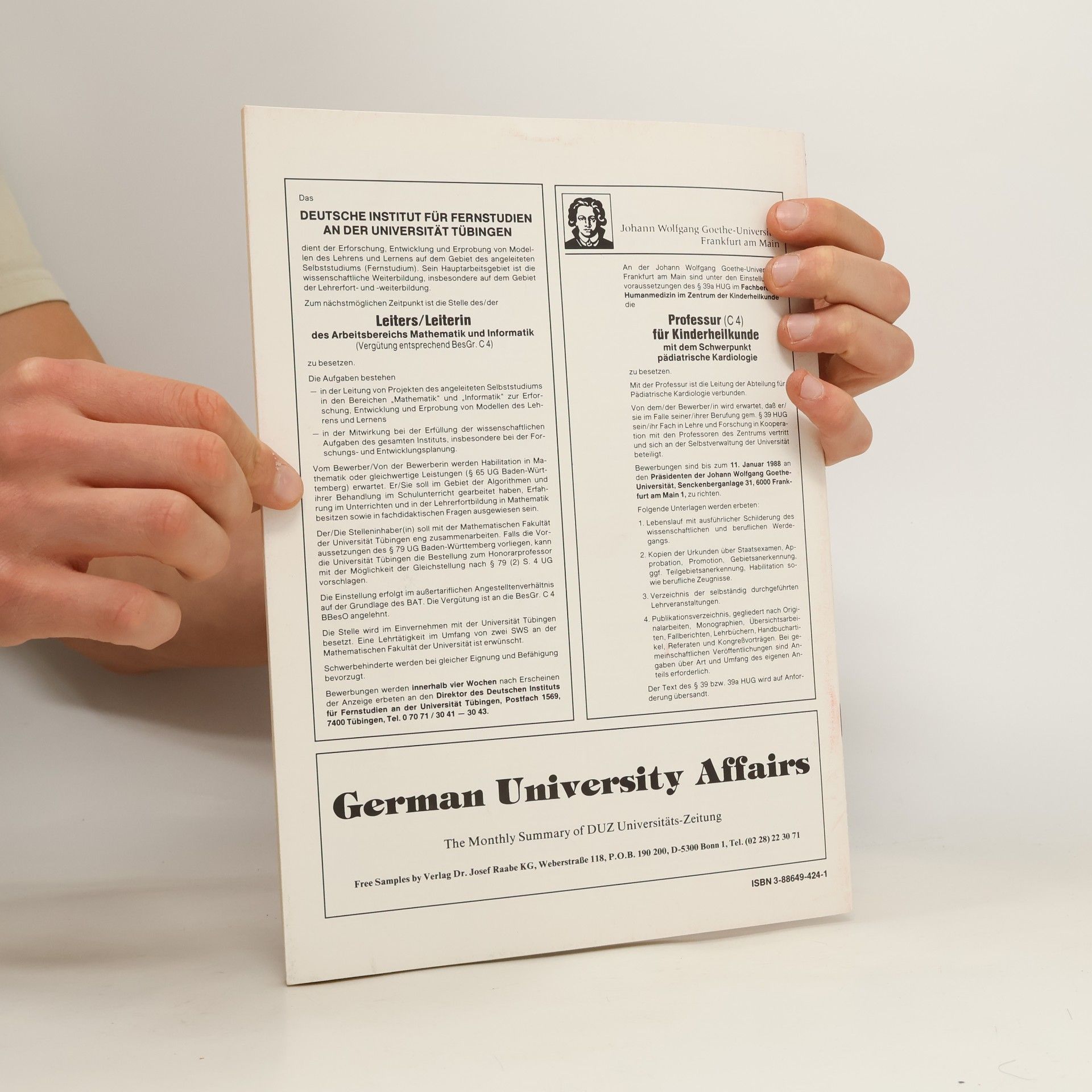 Autorenkollektiv DUZ Universitäts-Zeitung 22