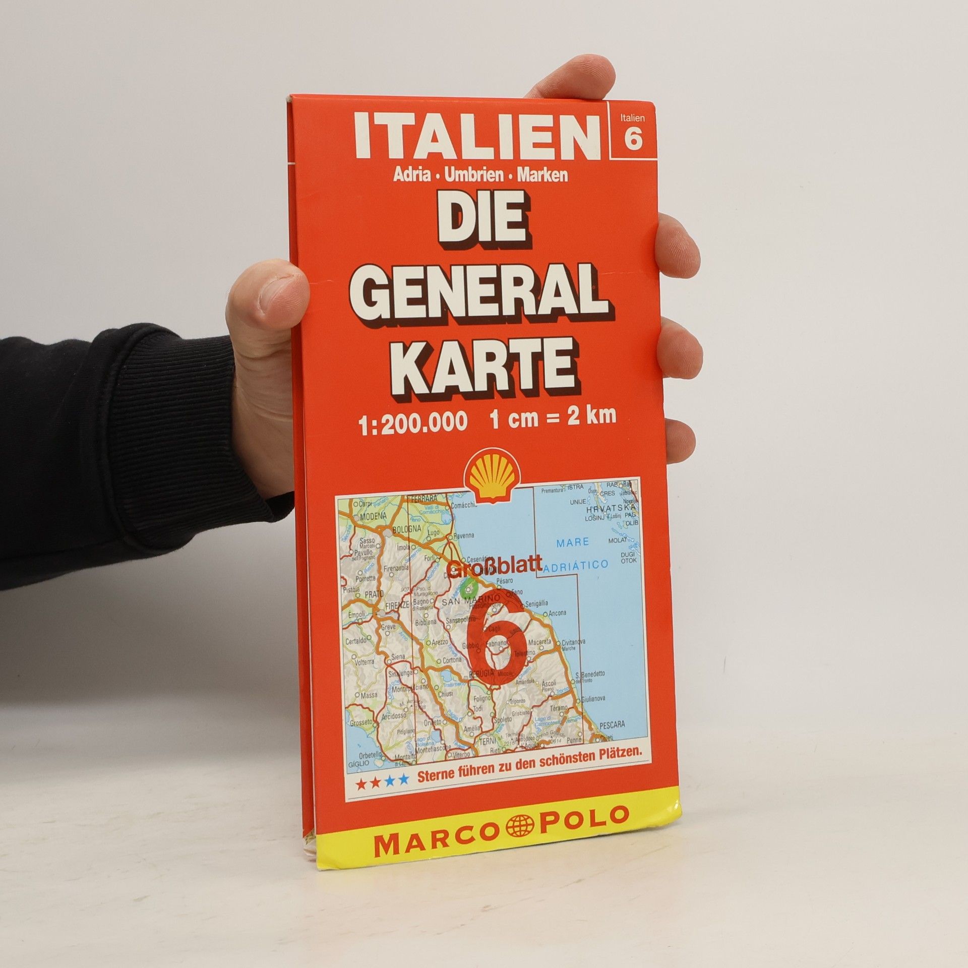 Die Generalkarten Italien, Bl.6, Adria, Umbrien, Marken (Die Generalkarte / Grossblatt 1:200000)