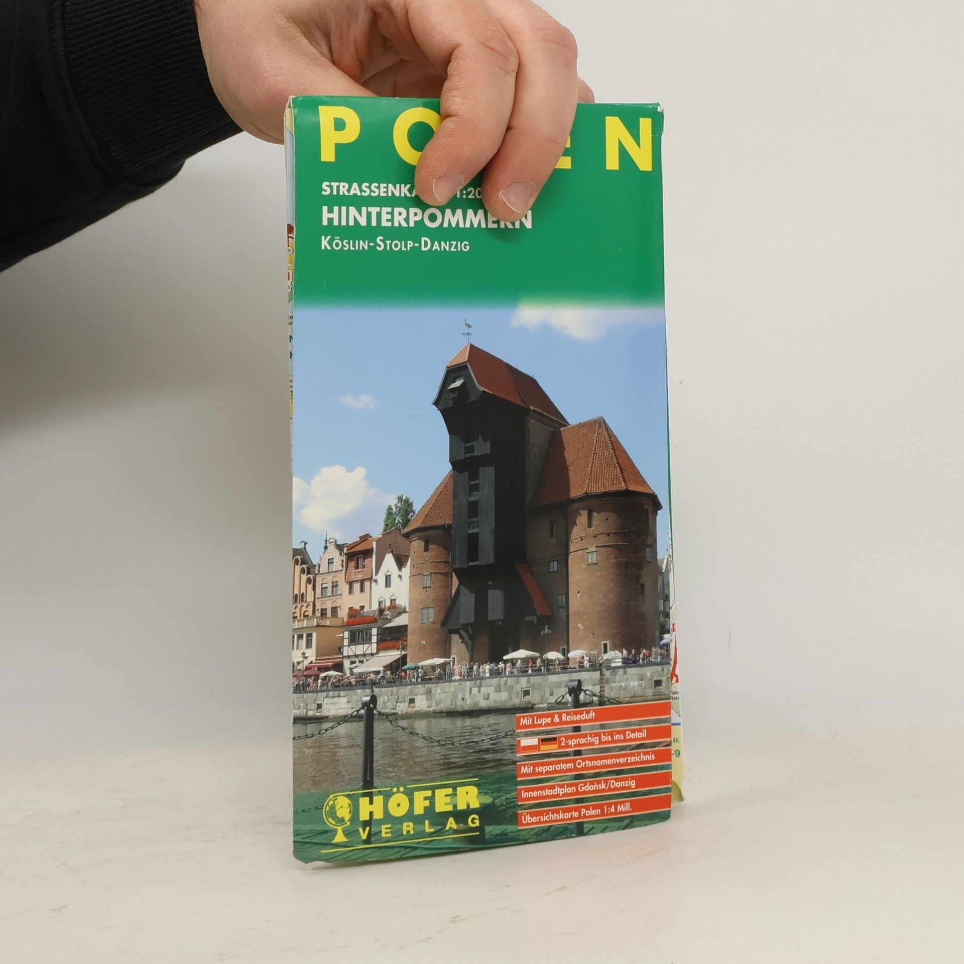 Höfer Straßenkarte Polen, Hinterpommern