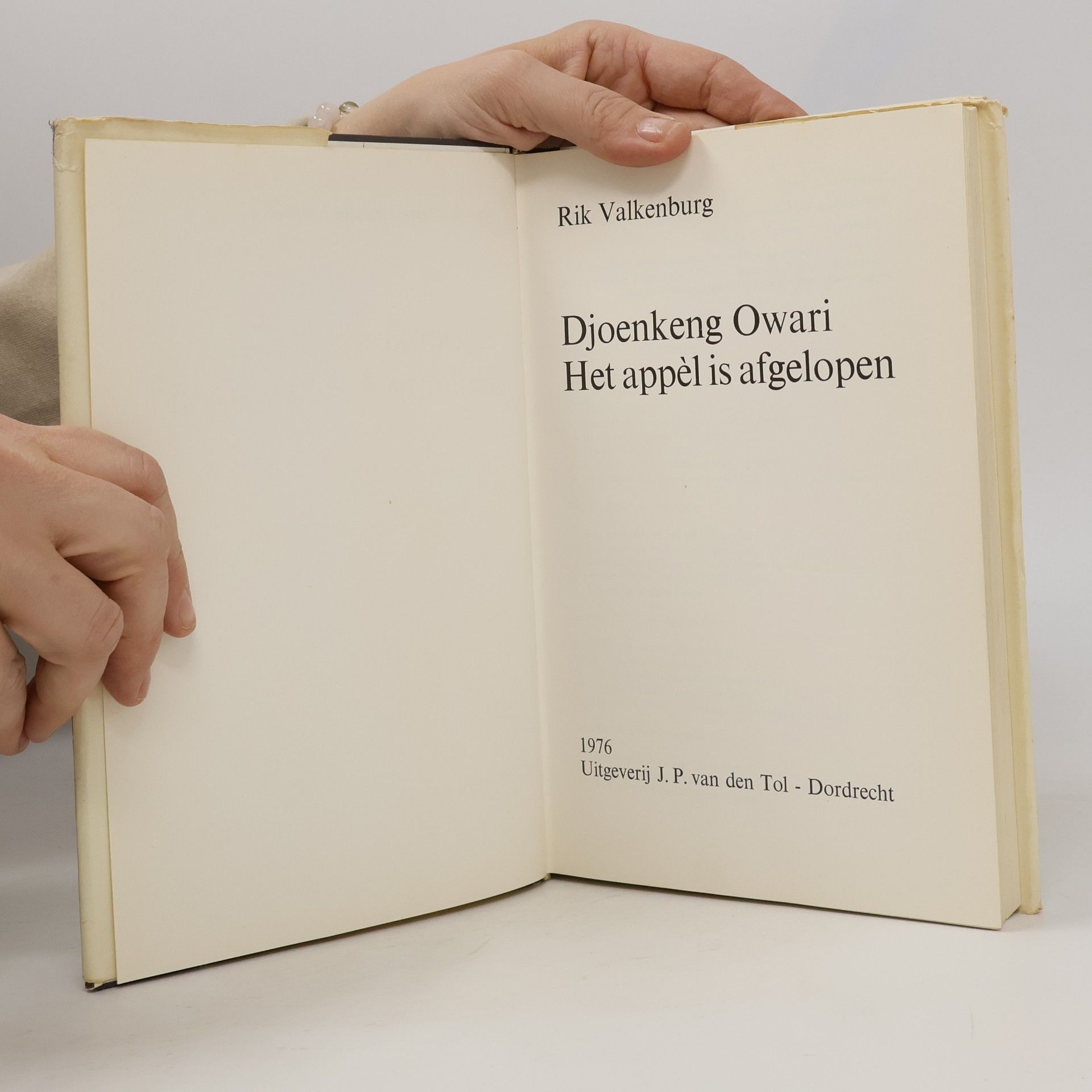 Rik Valkenburg Het appèl is afgelopen