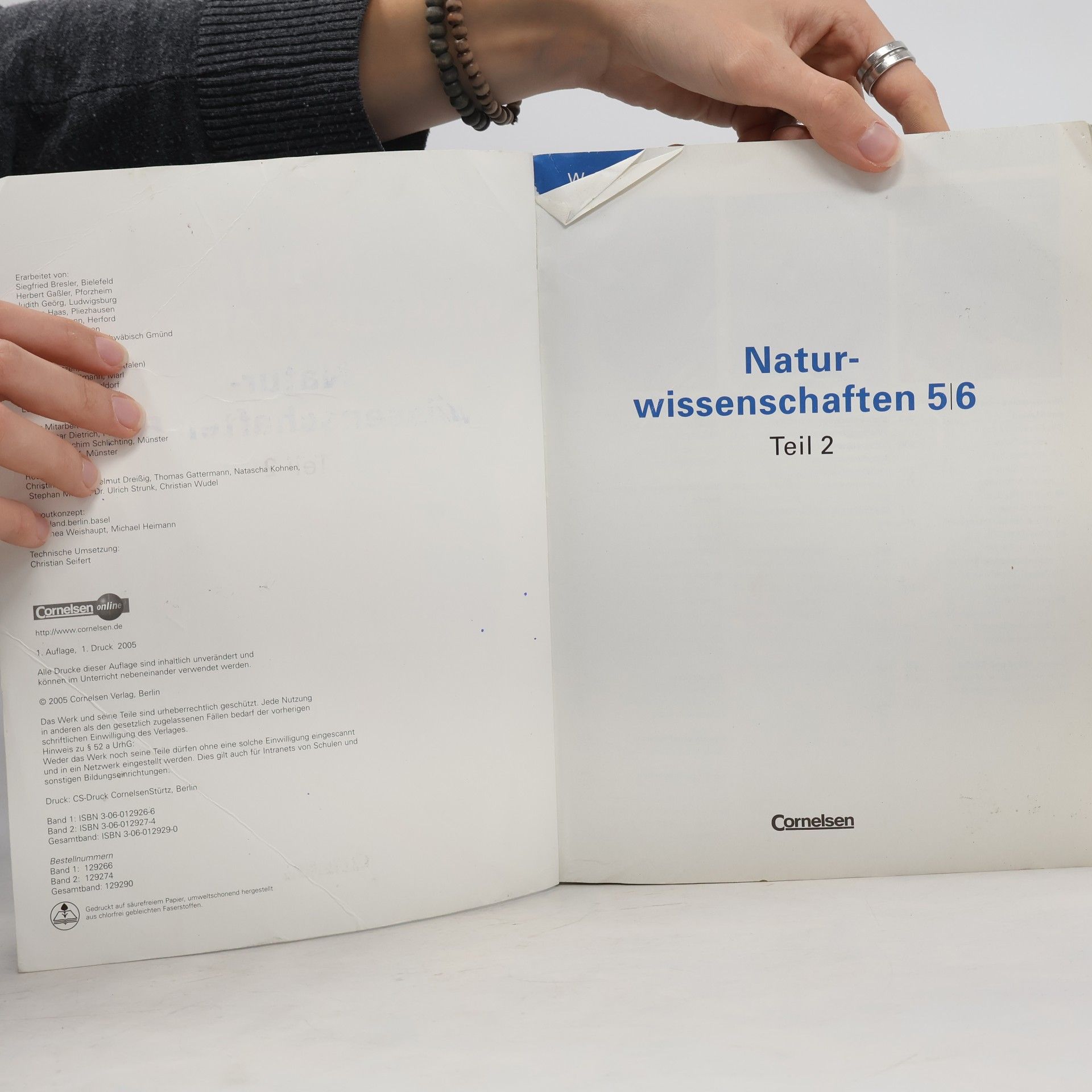 Cornelsen / Volk und Wissen 5./6. Schuljahr, Schülerbuch. Tl.-Bd. 2