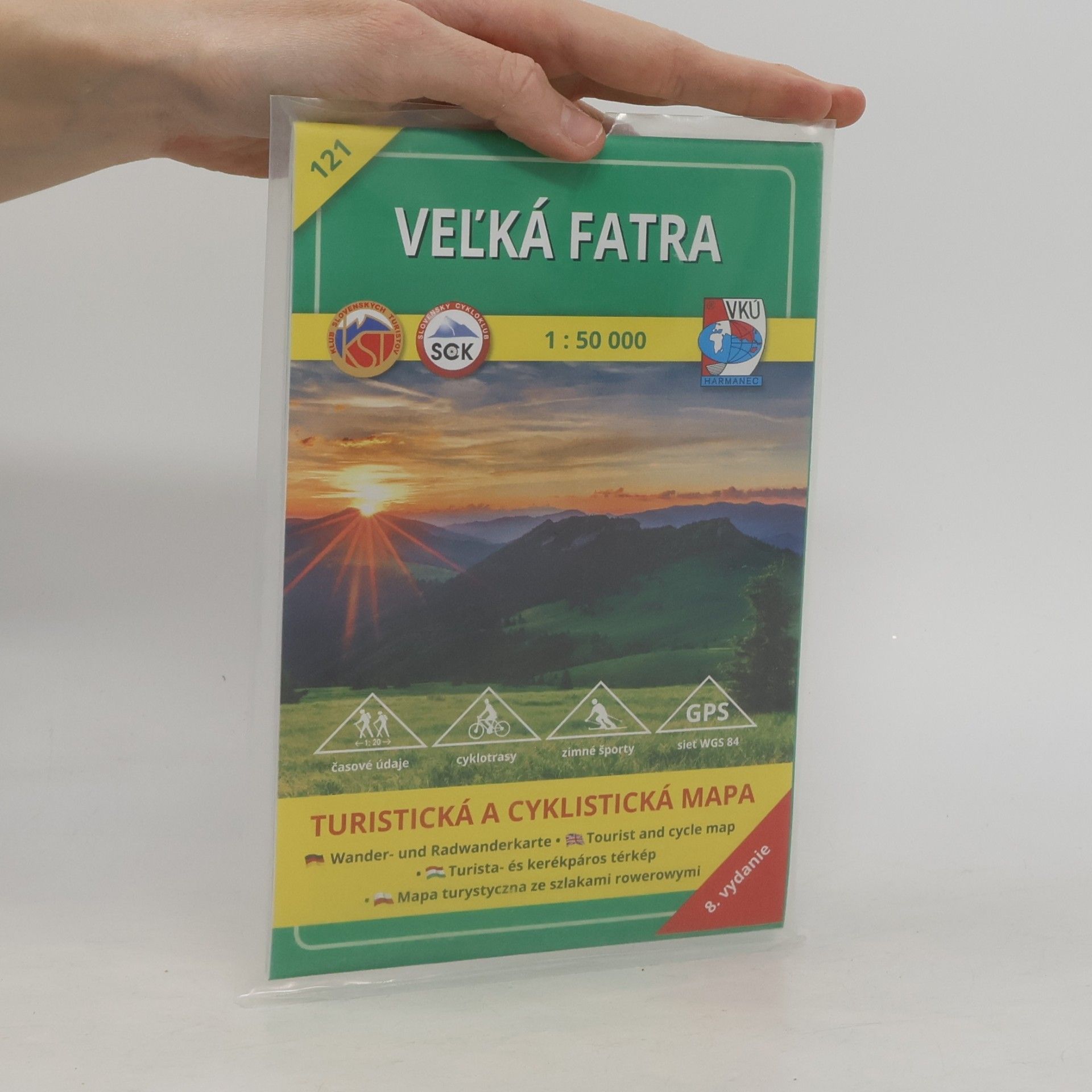 Autorenkollektiv Veľká Fatra, turistická a cyklistická mapa. 1:50 000