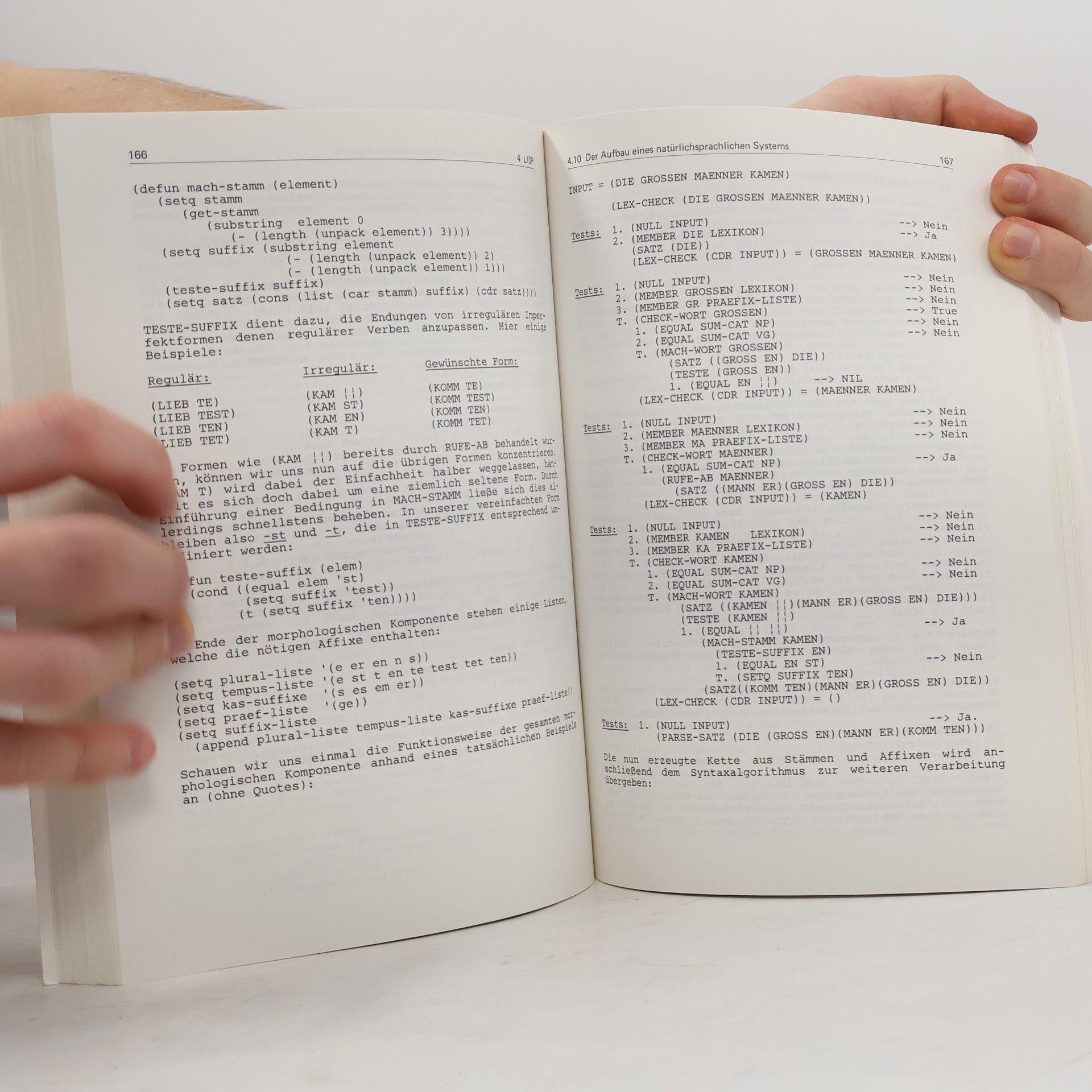 Jürgen Handke Sprachverarbeitung mit LISP und PROLOG auf dem PC