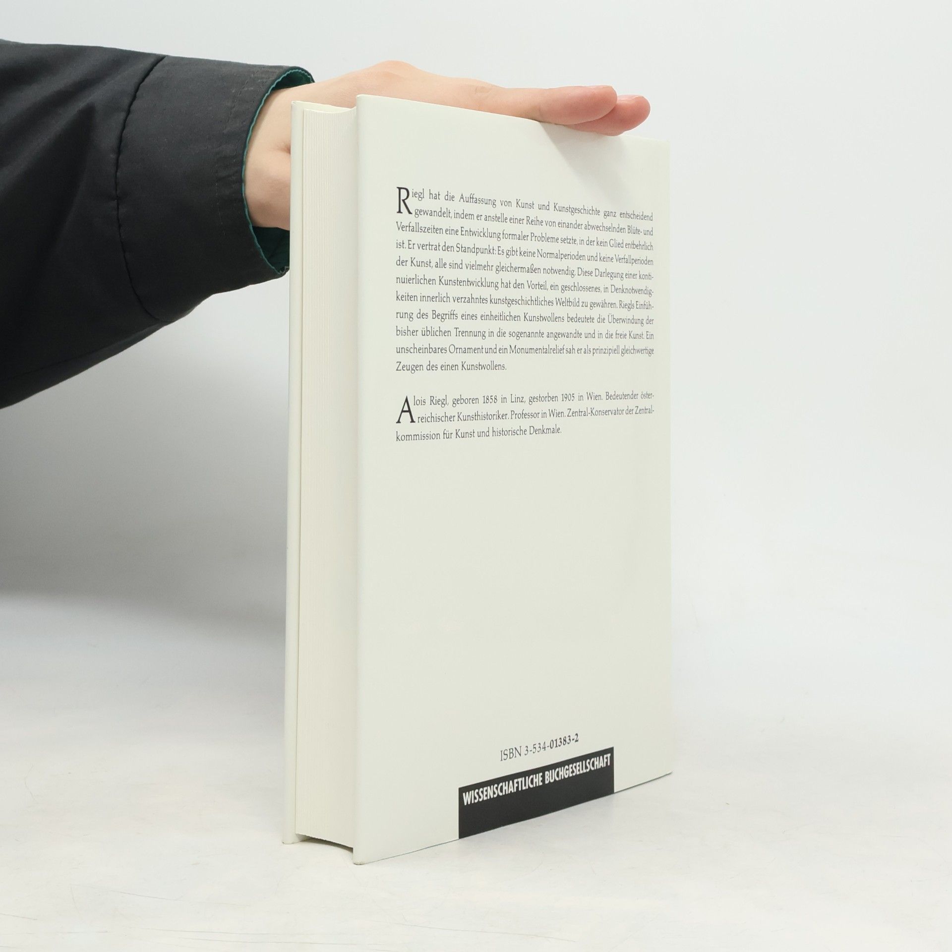 Alois Riegl Bibliothek Klassischer Texte: Spätrömische Kunstindustrie