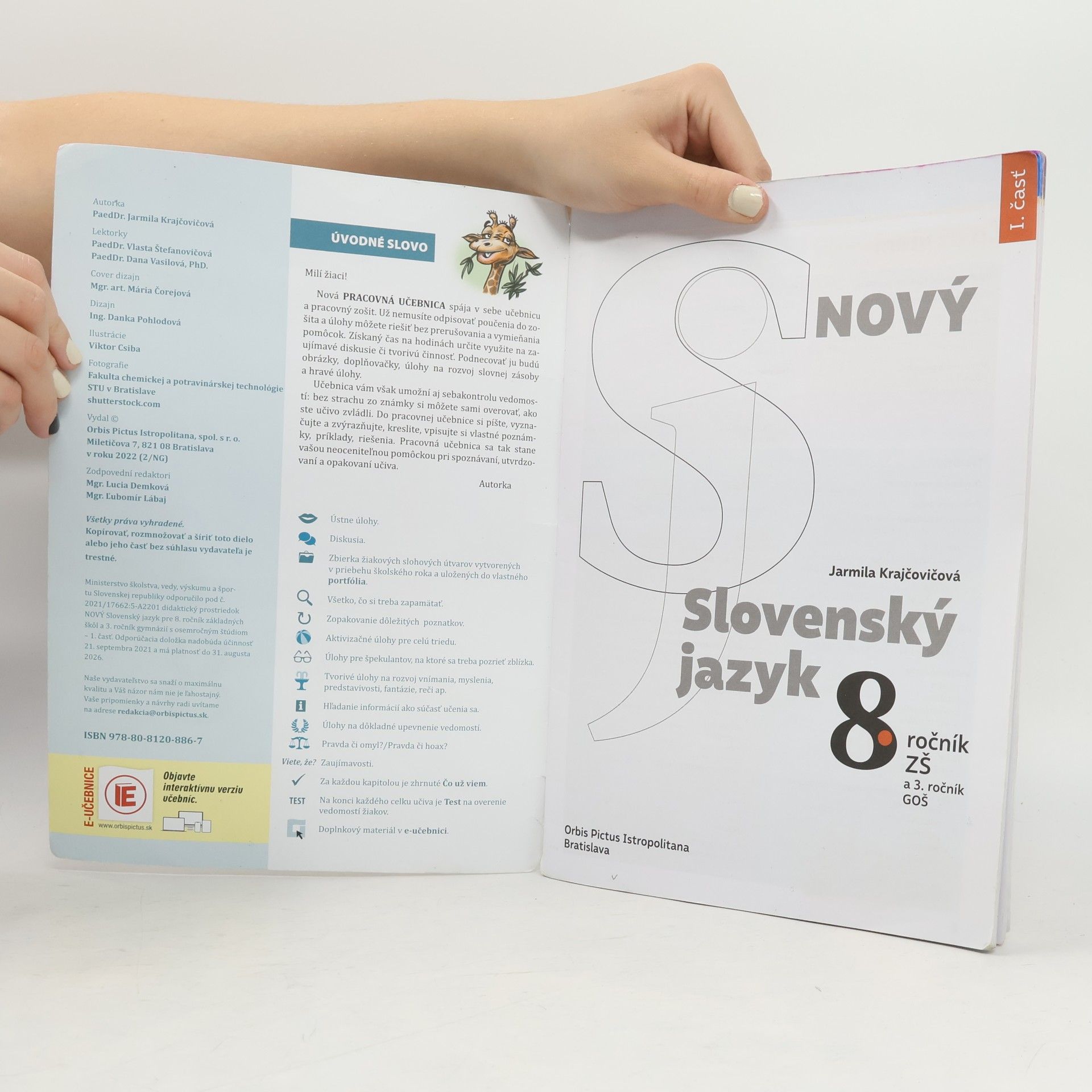 Jarmila Krajčovičová Nový Slovenský jazyk 8. ročník ZŠ - 2. časť