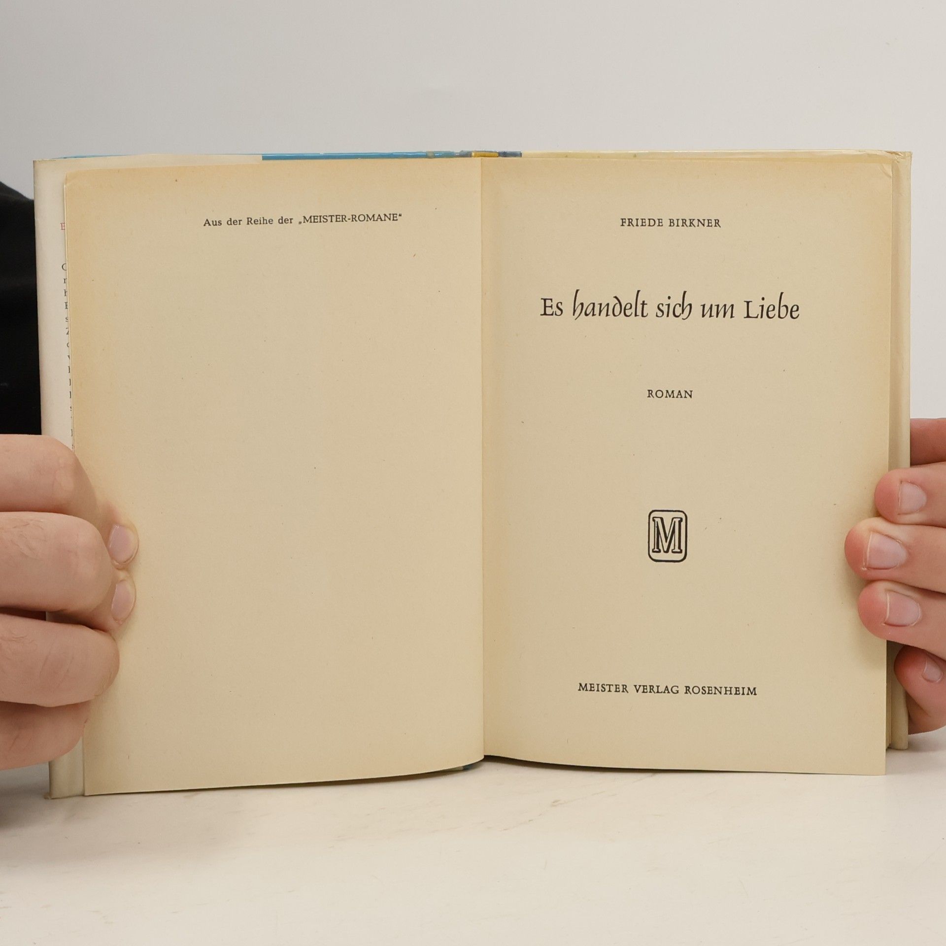 Friede Birkner Es handelt sich um Liebe